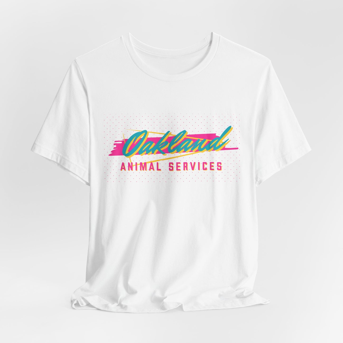 90's Baby Oakland Animal Services Unisex Tee - Support Animal Welfare, Retro Design