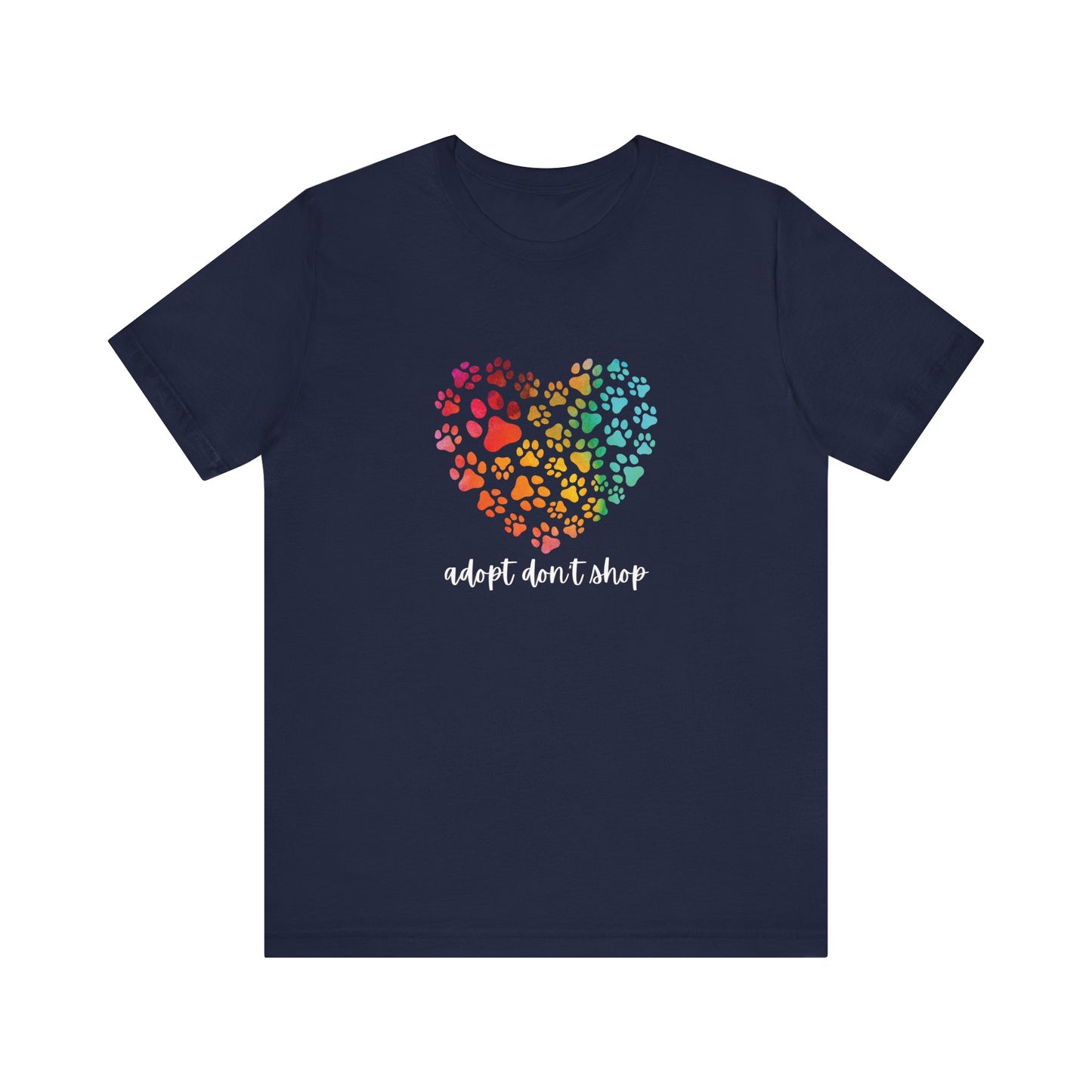 Adopt Don't Shop Hearts - Unisex Tee