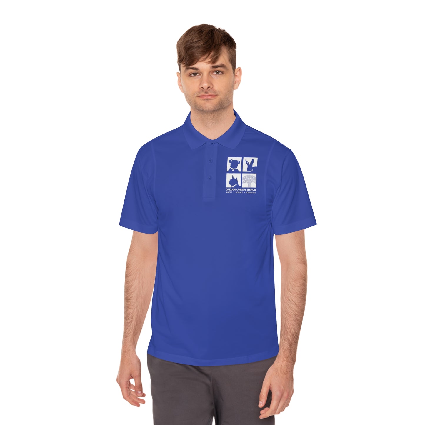 OAS Logo Men's Sport Polo Shirt