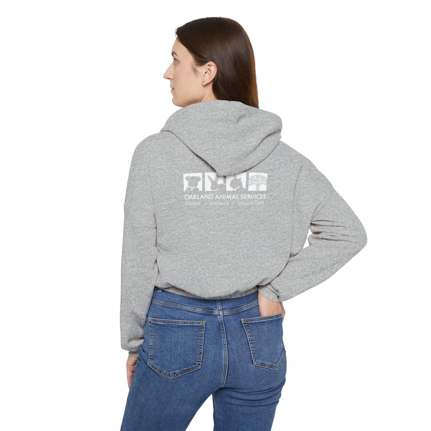 OAS Logo Women's Cinched Bottom Hoodie