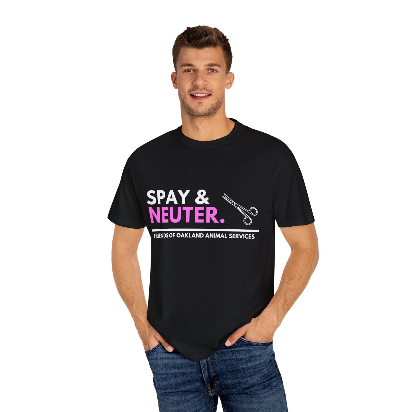 Spay & Neuter - Unisex Garment Dyed T-Shirt