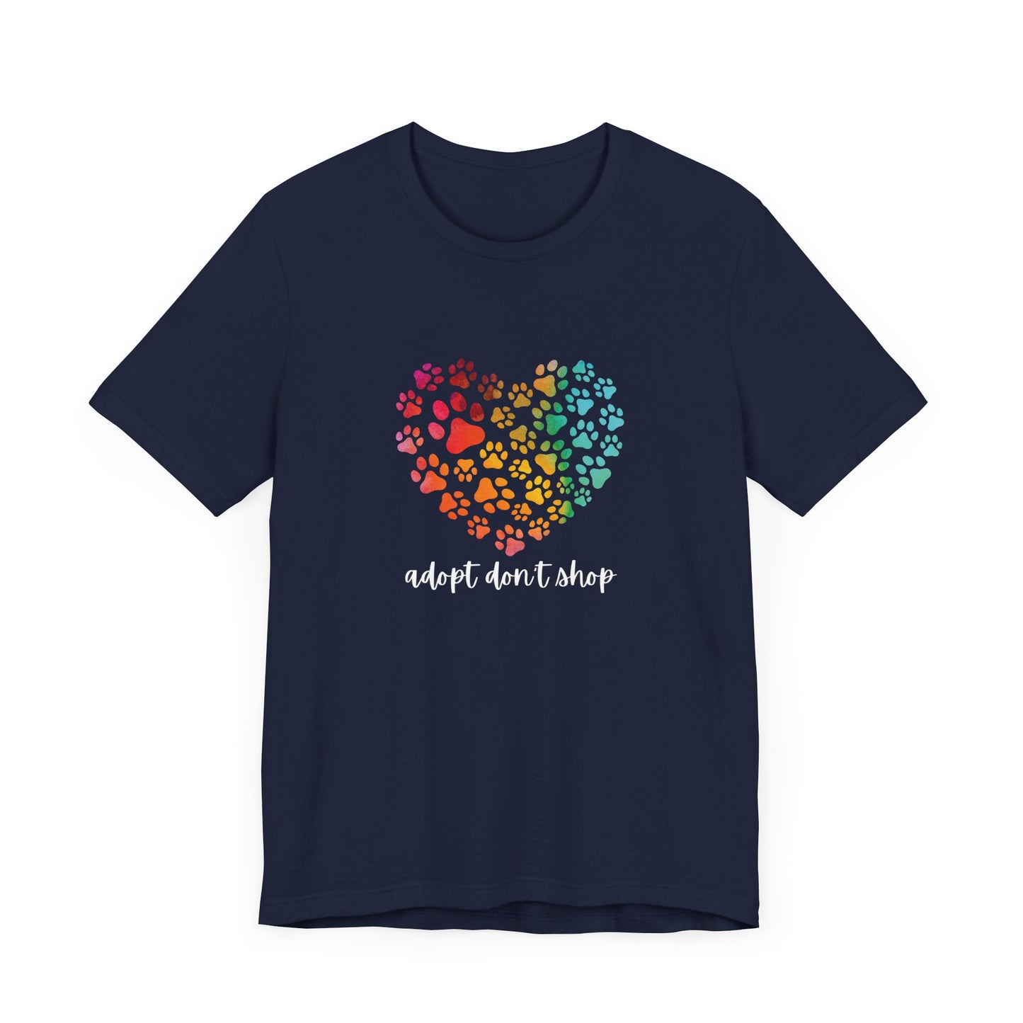 Adopt Don't Shop Hearts - Unisex Tee