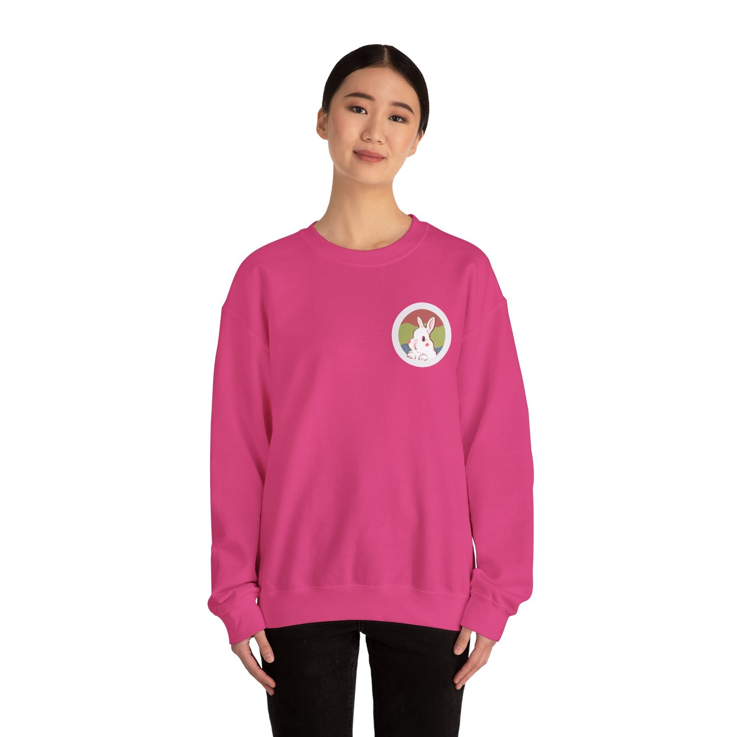 Bunny Unisex Crewneck Sweatshirt for Animal Lovers