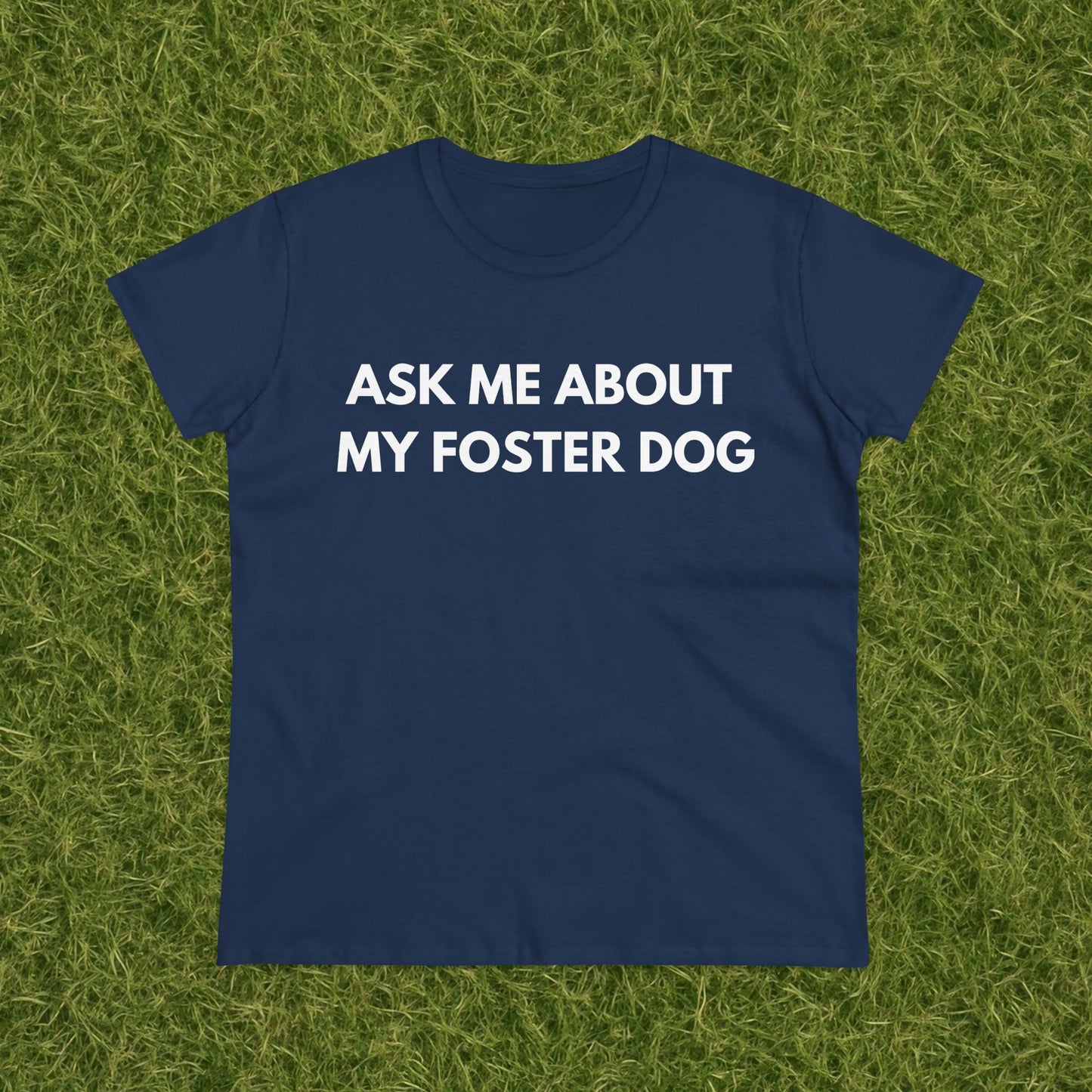 Ask Me -- Women's Midweight Cotton Tee