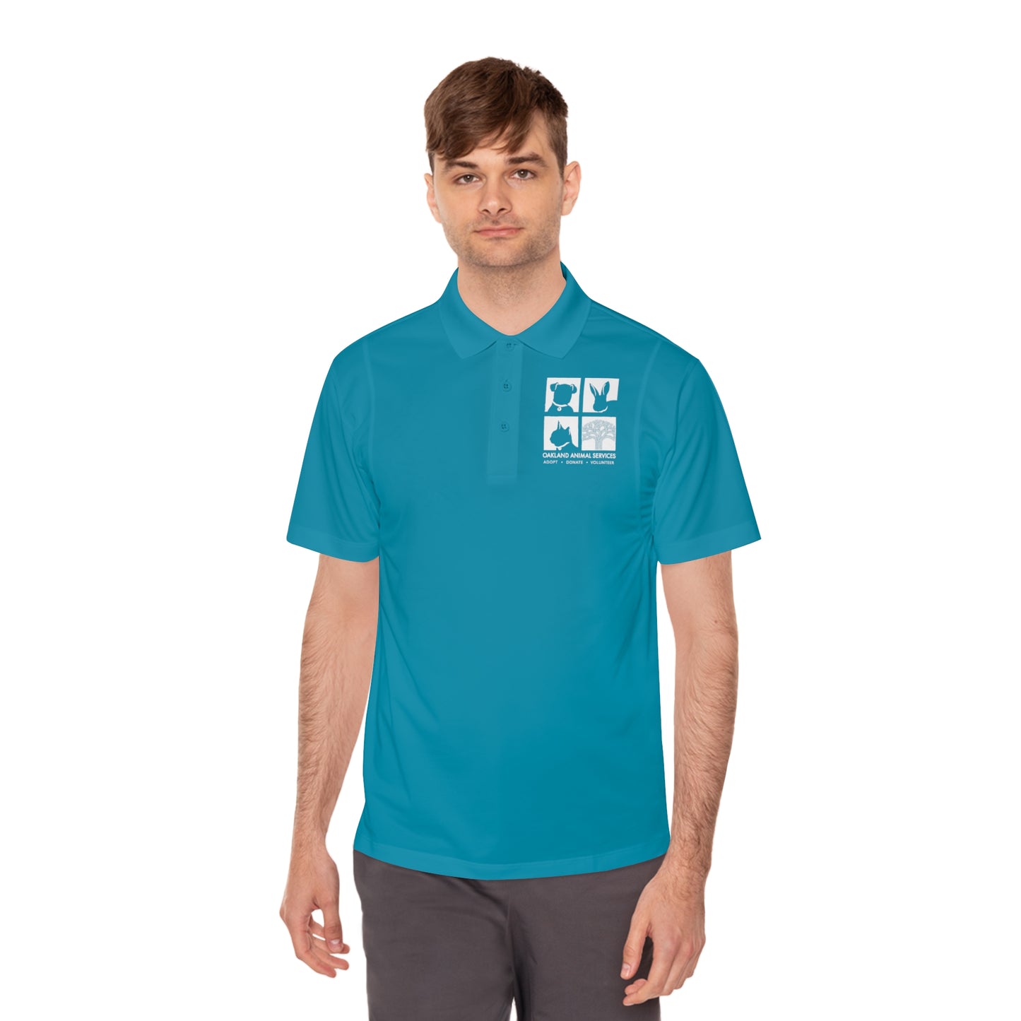 OAS Logo Men's Sport Polo Shirt