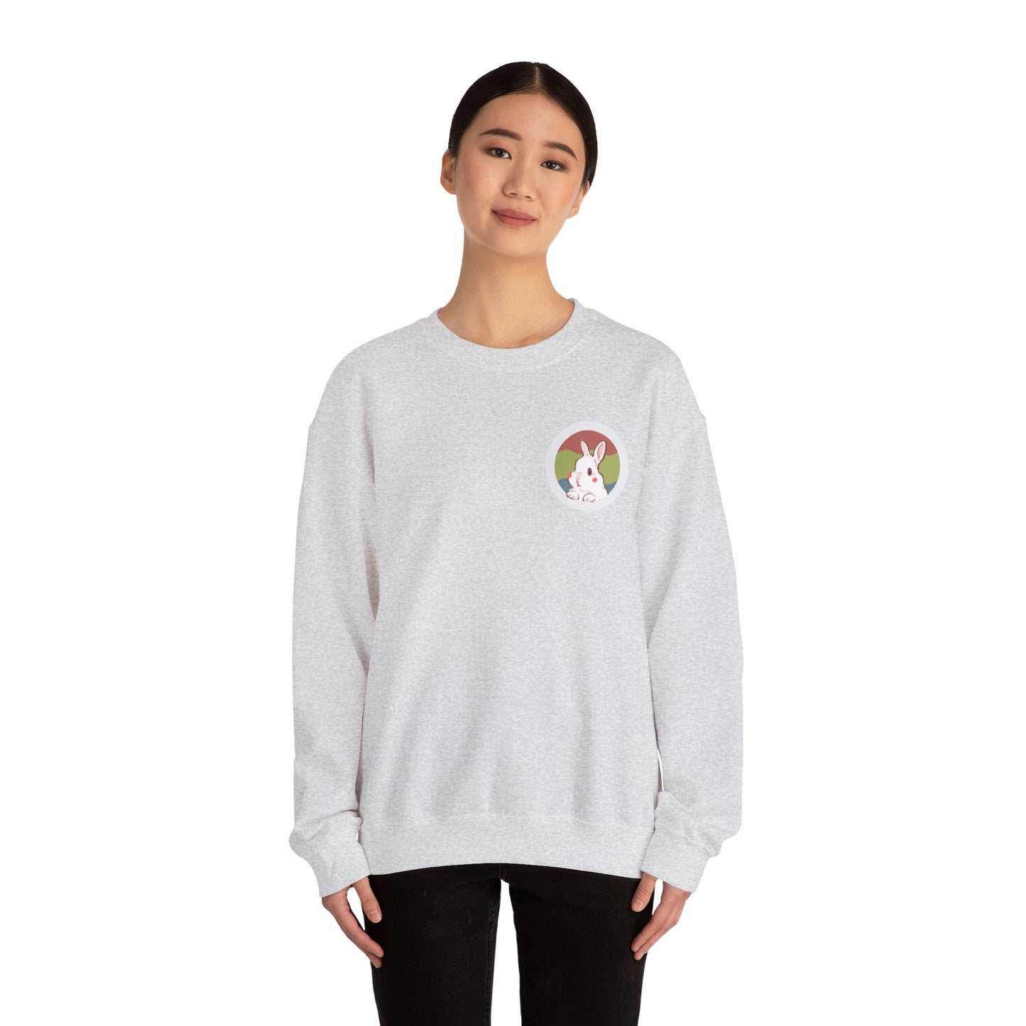 Bunny Unisex Crewneck Sweatshirt for Animal Lovers