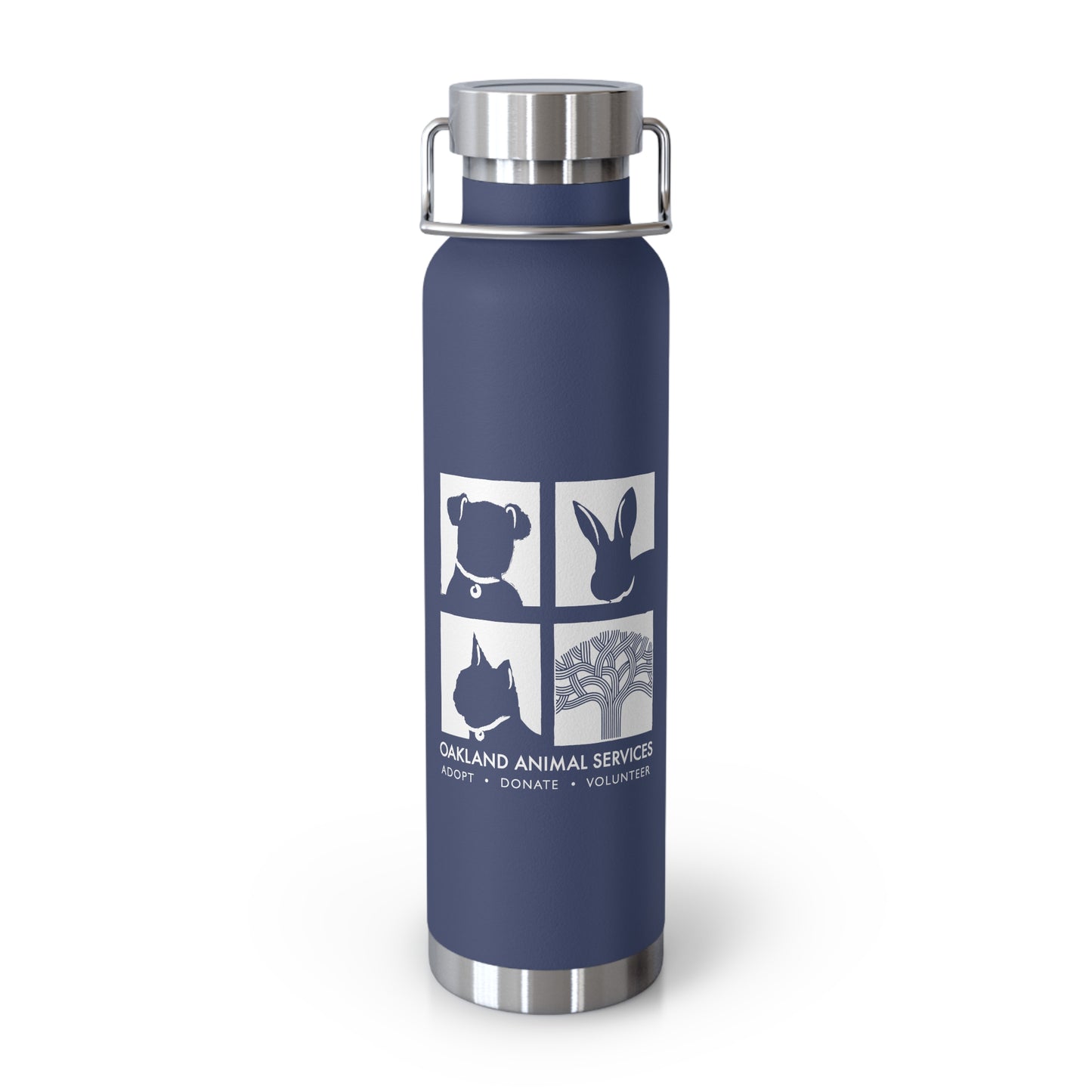 OAS Logo Copper Vacuum Insulated Bottle, 22oz
