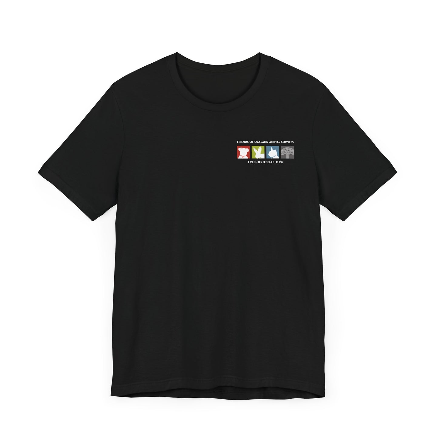 Back-Printed FOAS Logo - Unisex Short Sleeve Tee