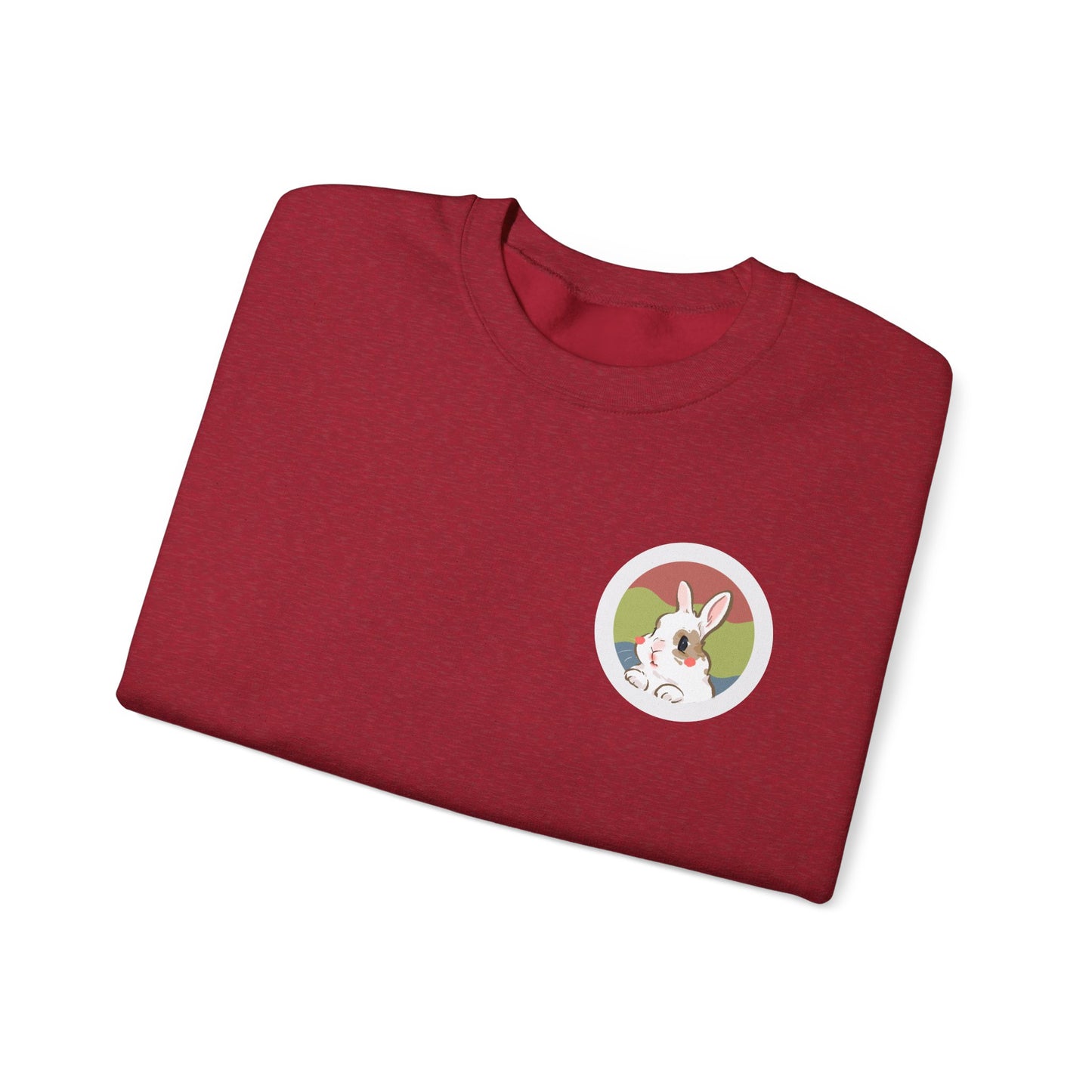 Bunny Unisex Crewneck Sweatshirt for Animal Lovers