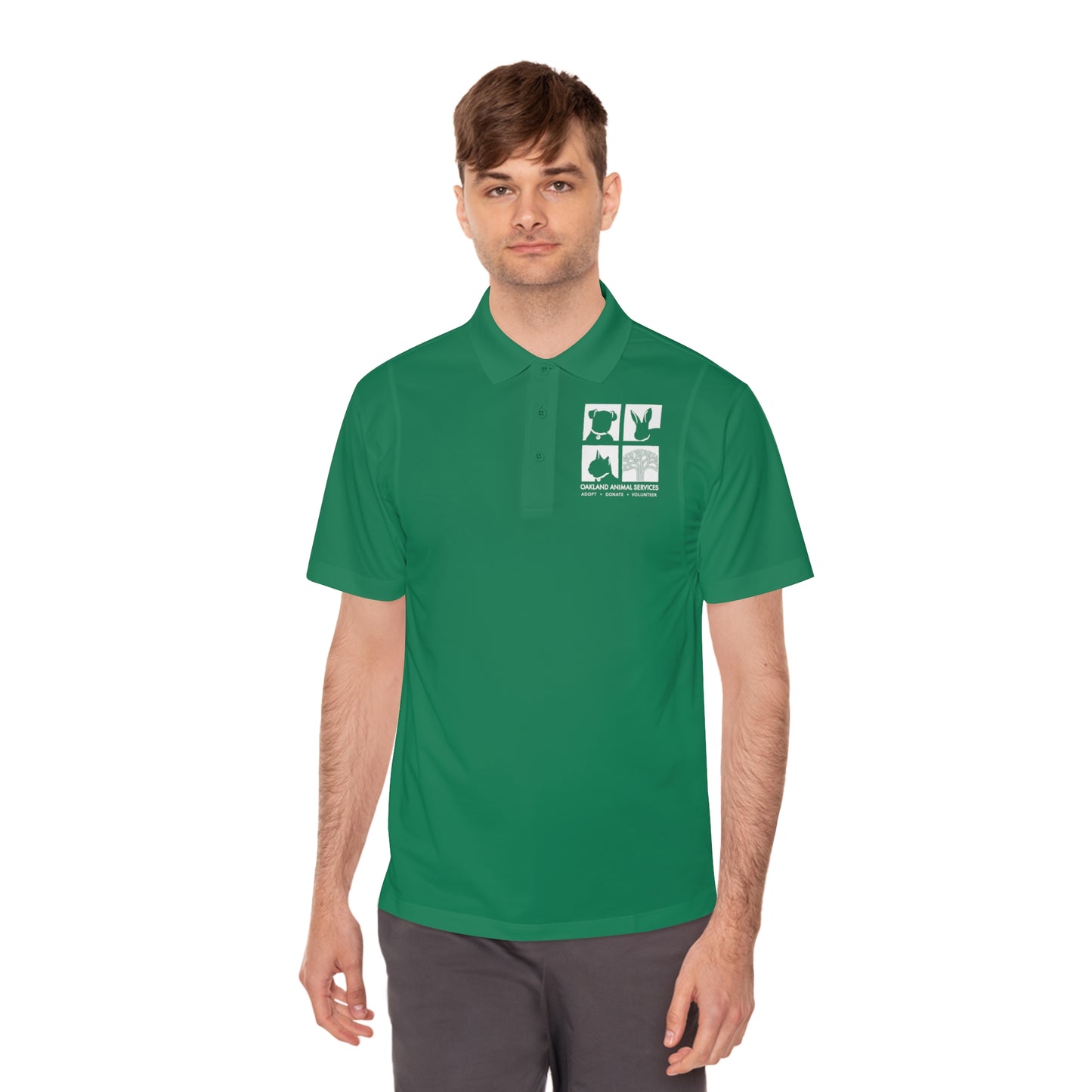 OAS Logo Men's Sport Polo Shirt