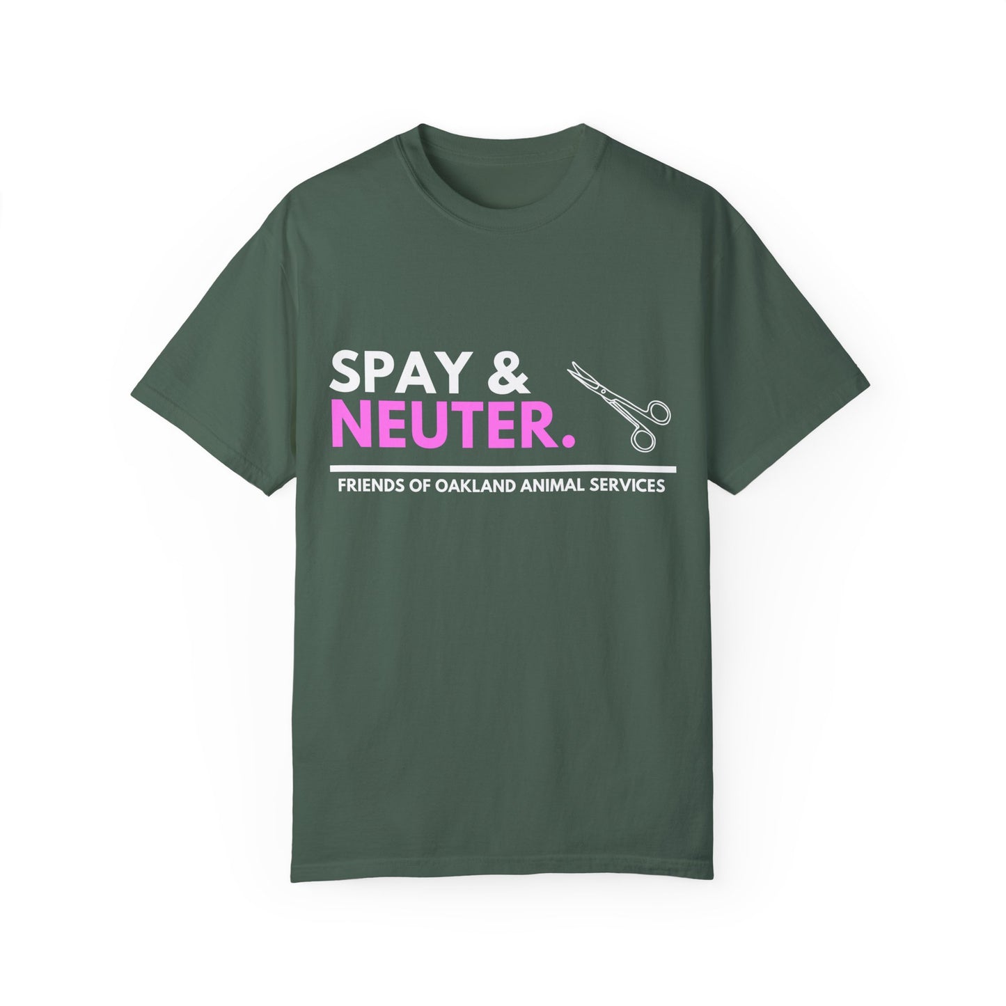 Spay & Neuter - Unisex Garment Dyed T-Shirt