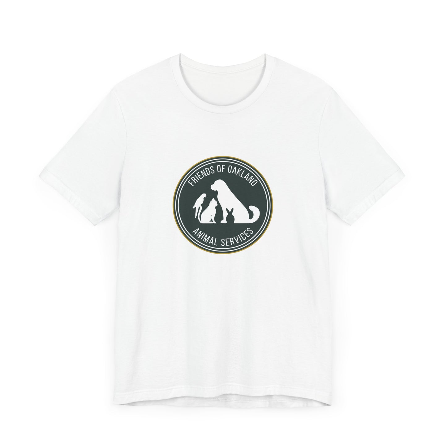 Baseball Friends of Oakland Animal Services Tee - Unisex Jersey Short Sleeve Animal Lovers Shirt