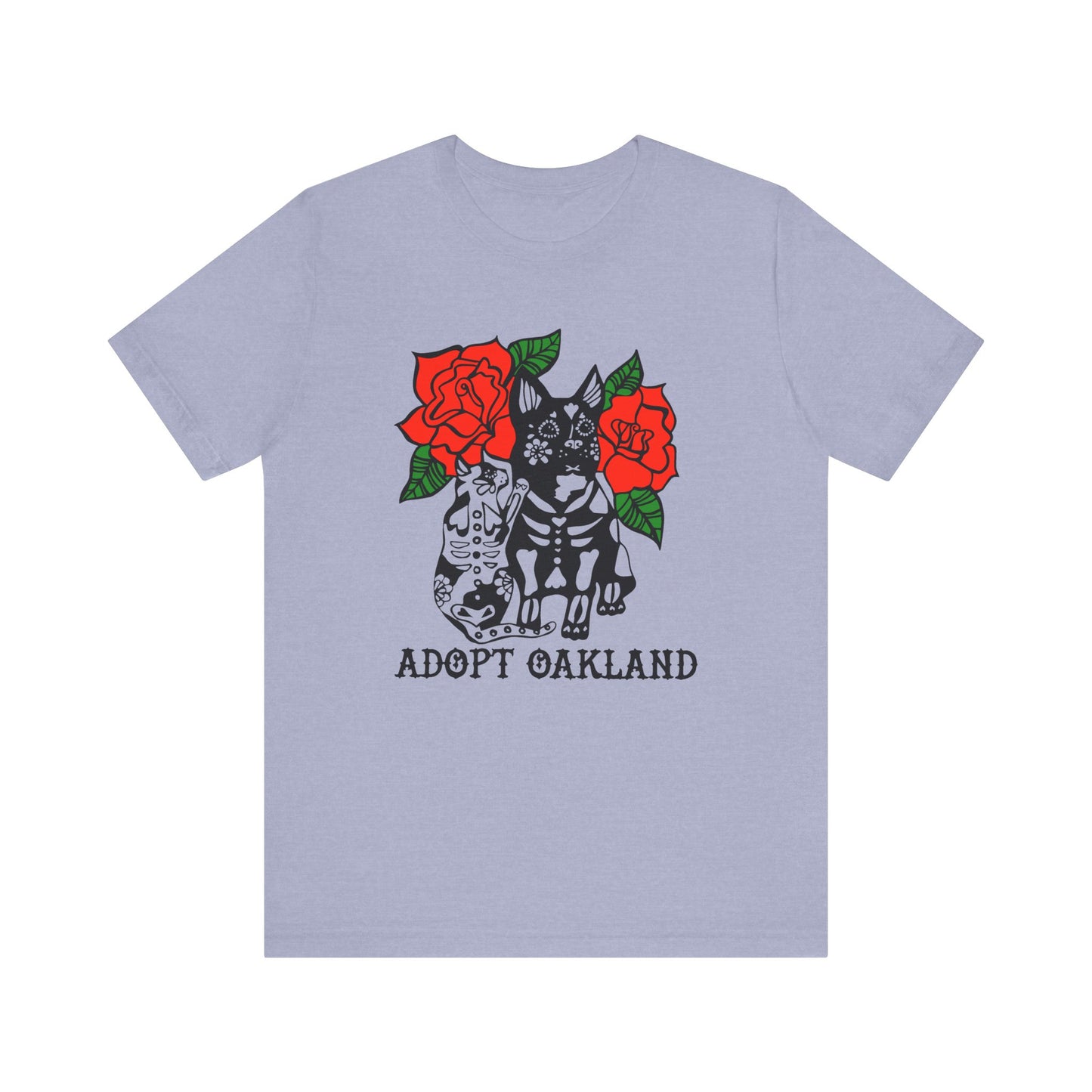 Las Mascotas -Adopt Oakland Cat & Dog Tee – Unisex Jersey Short Sleeve T-Shirt for Animal Lovers