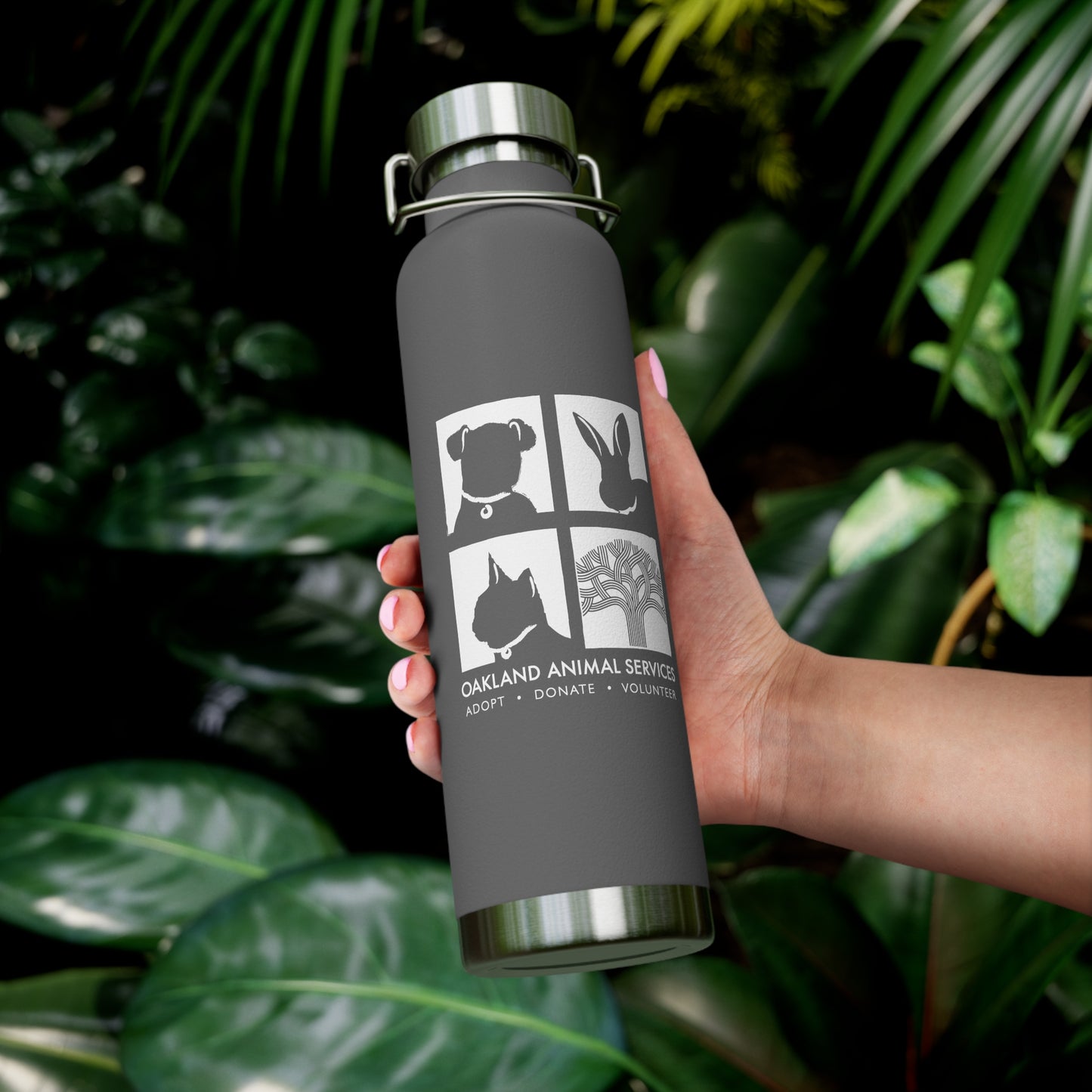 OAS Logo Copper Vacuum Insulated Bottle, 22oz