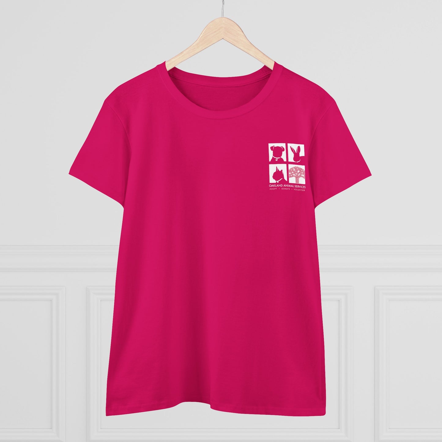 Cat Love - Women's Cotton Cat Rescue Back Printed Tee - Support Animal Services