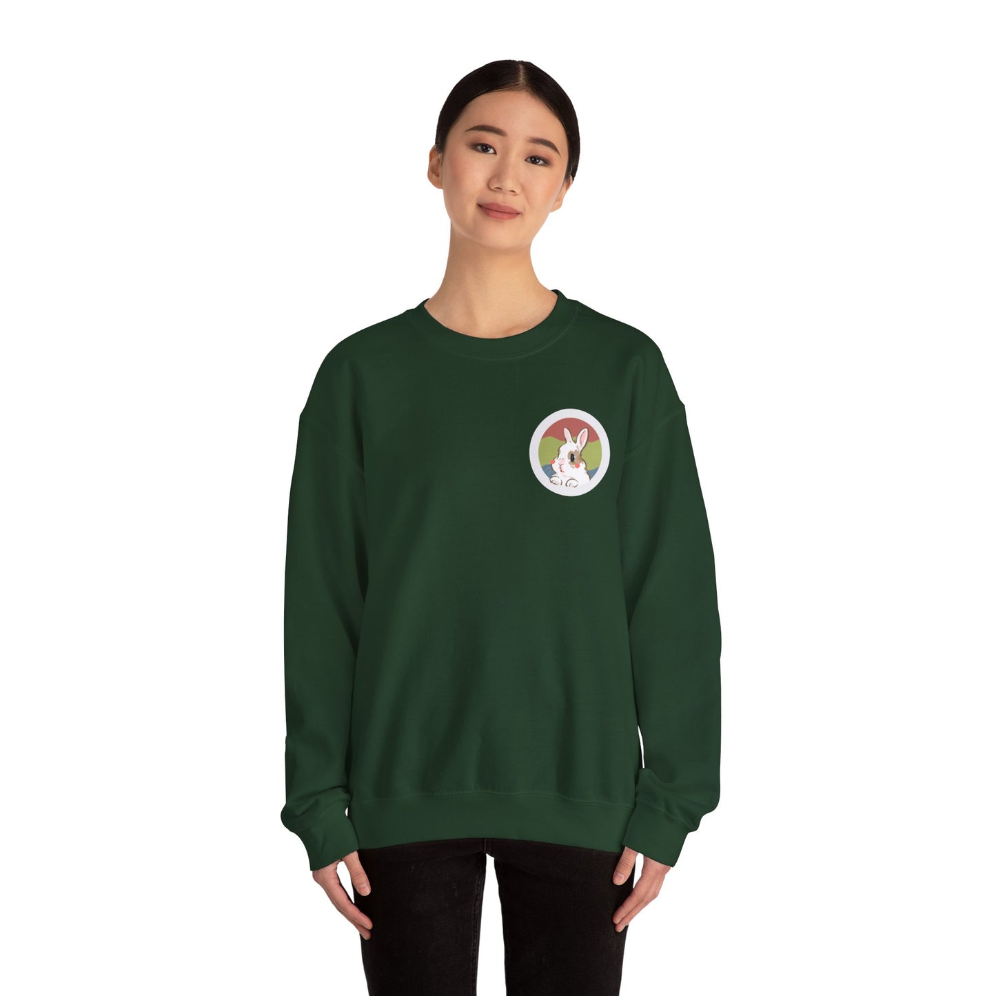 Bunny Unisex Crewneck Sweatshirt for Animal Lovers