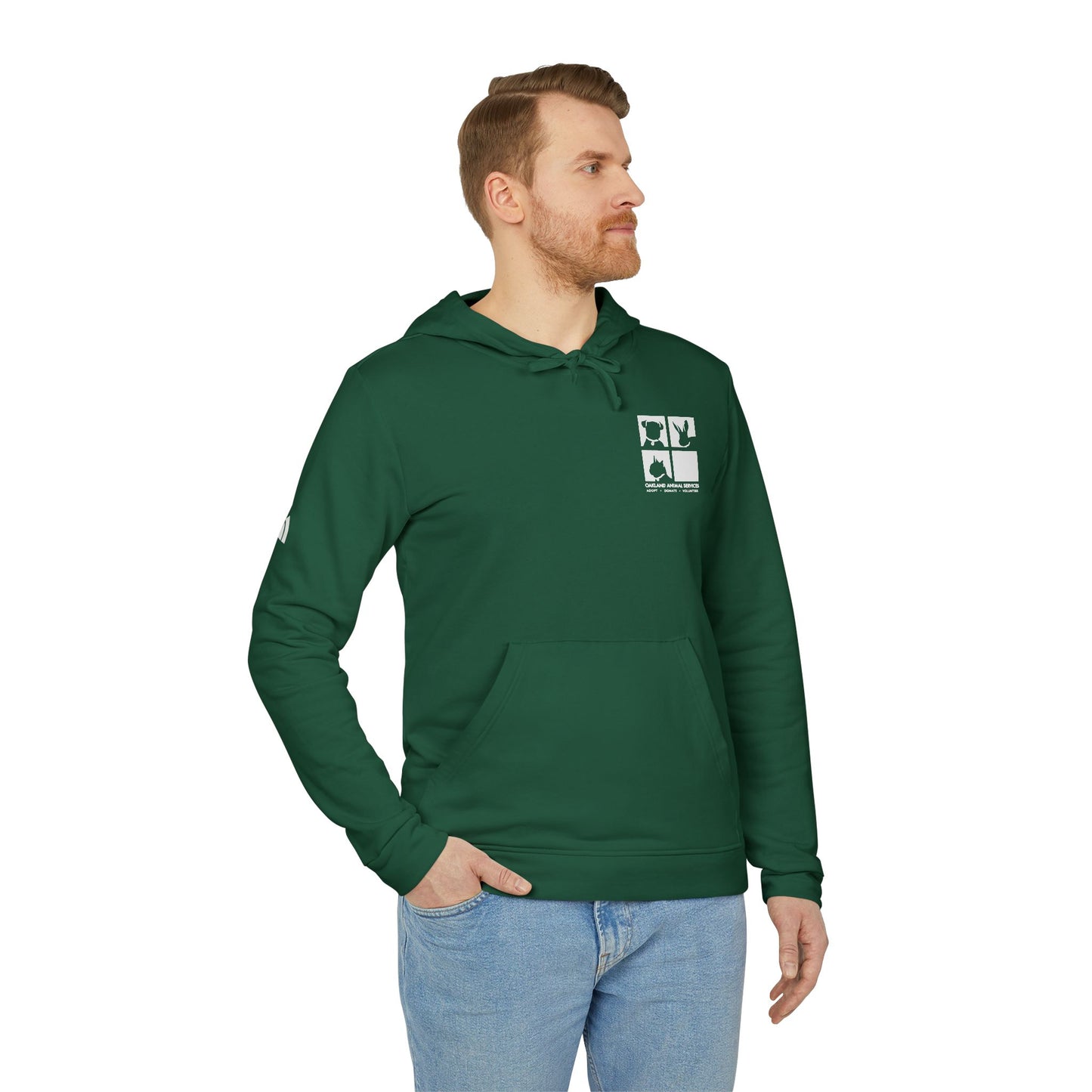 OAS Logo adidas Unisex Fleece Hoodie