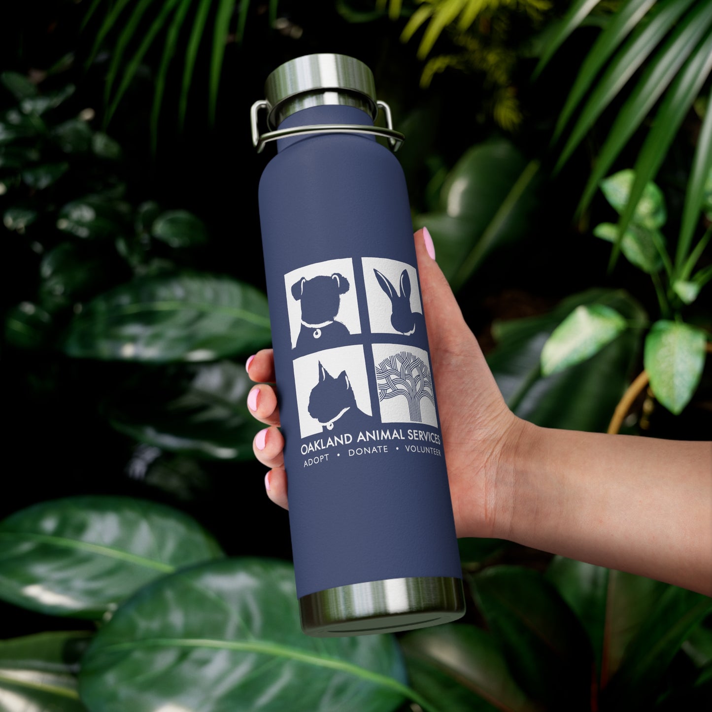 OAS Logo Copper Vacuum Insulated Bottle, 22oz