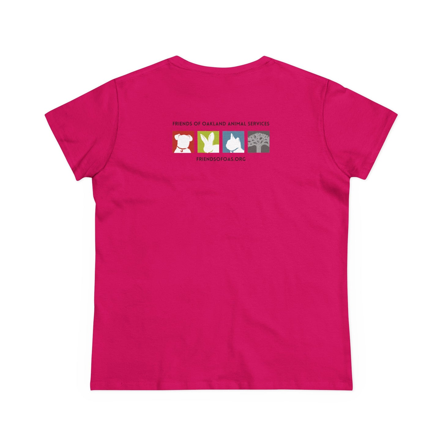 Spay and Neuter Women's Midweight Cotton Tee - Support Animal Welfare