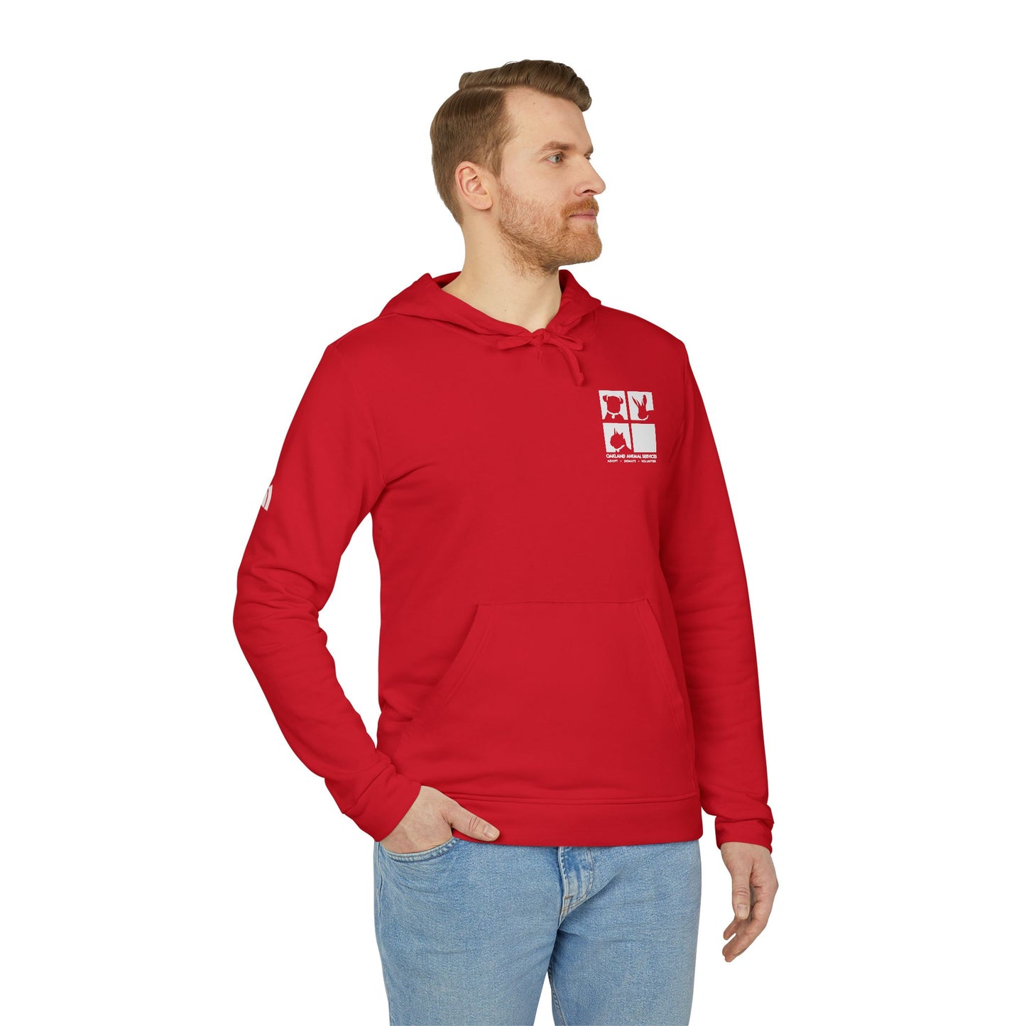 OAS Logo adidas Unisex Fleece Hoodie