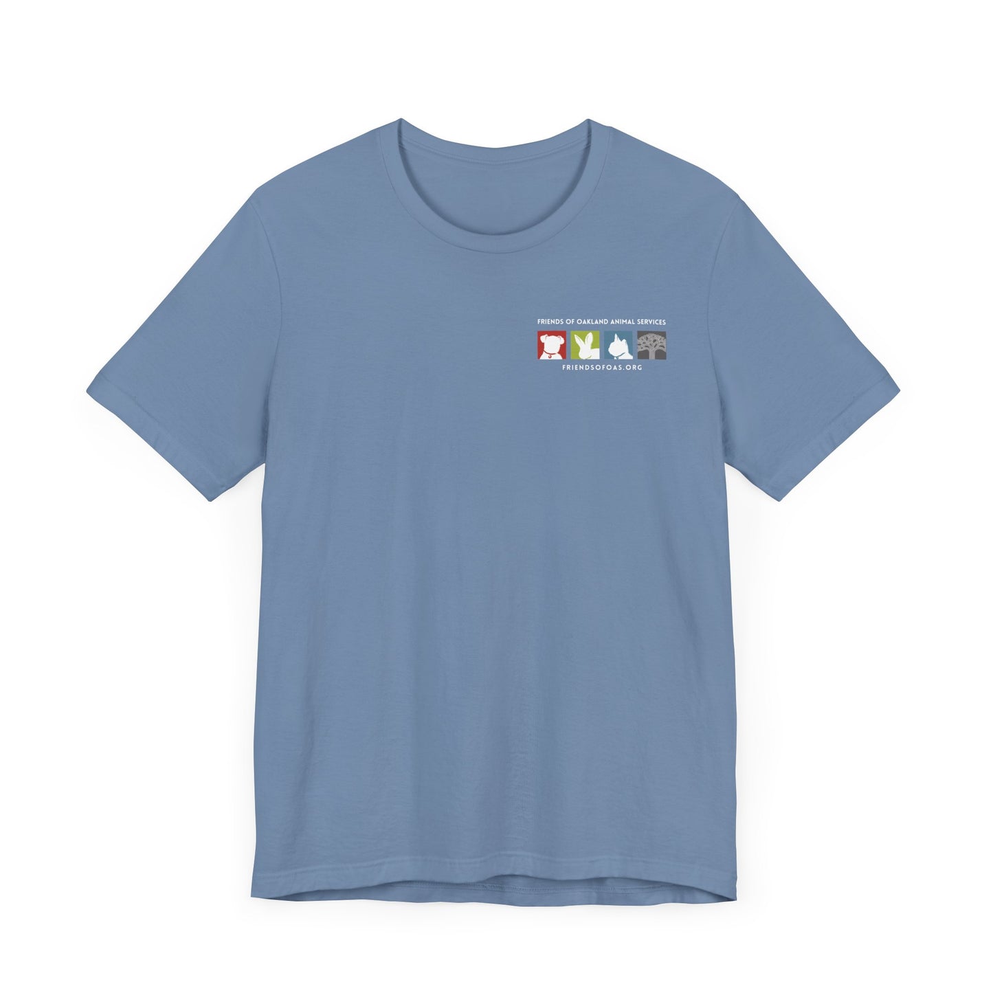 Back-Printed FOAS Logo - Unisex Short Sleeve Tee