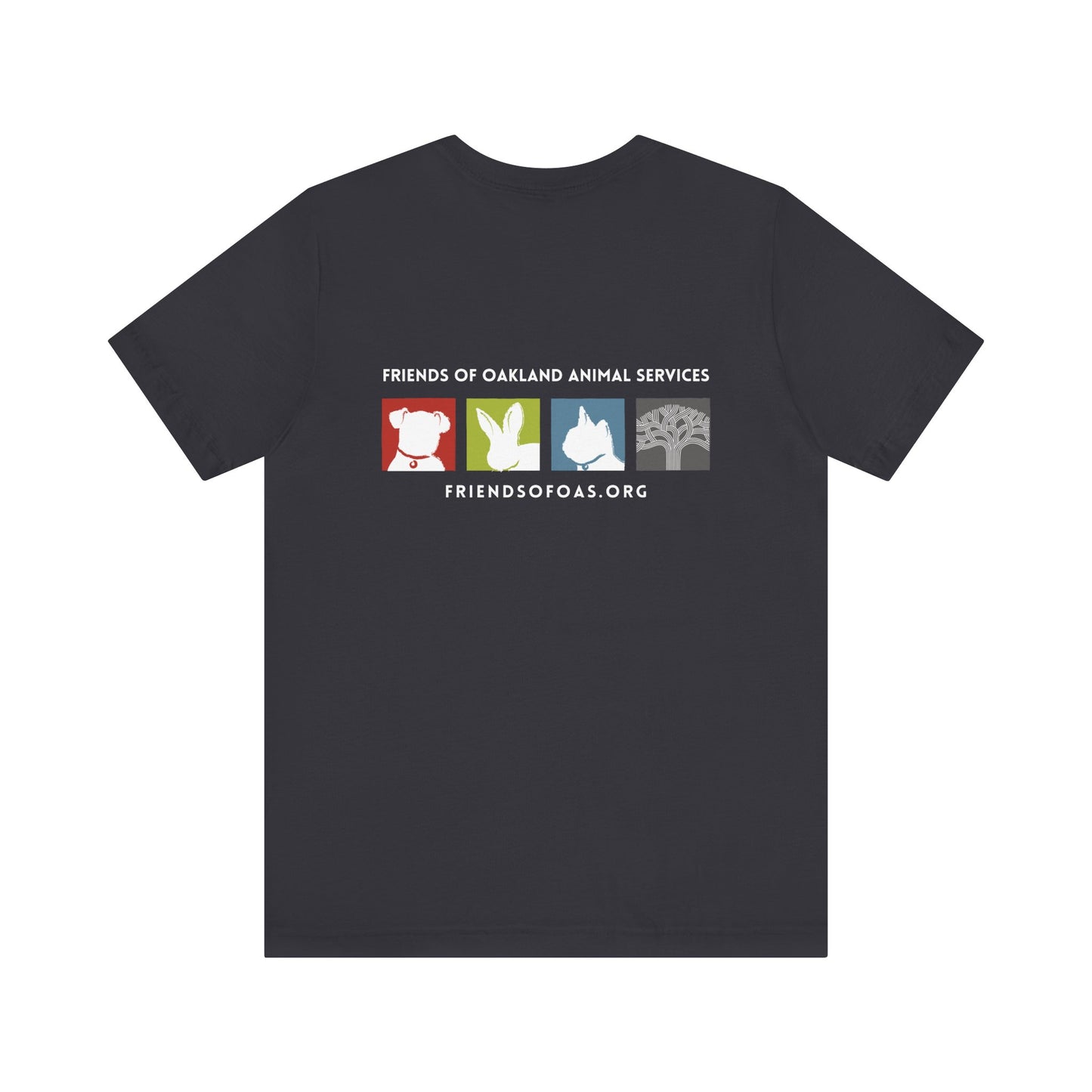 Back-Printed FOAS Logo - Unisex Short Sleeve Tee