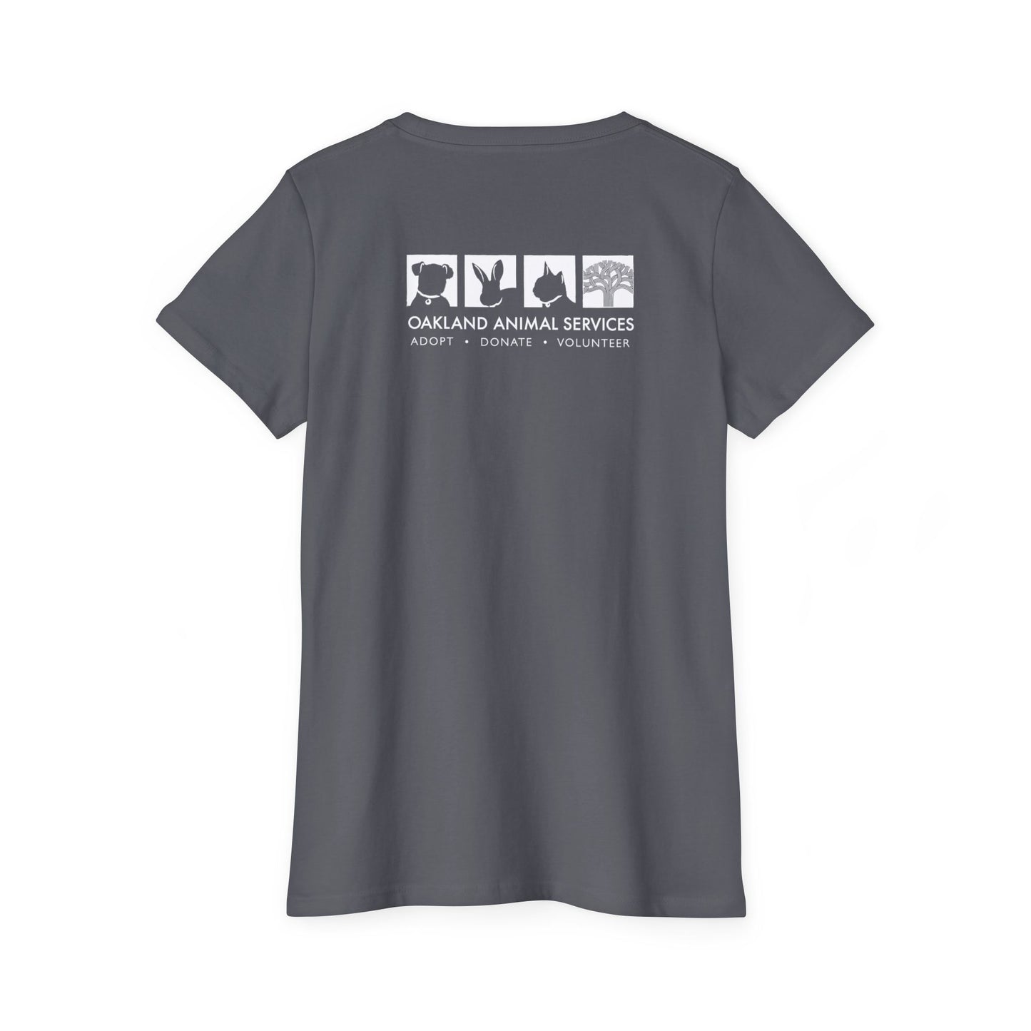 OAS Logo Back Printed Women's Organic Short Sleeve T-Shirt