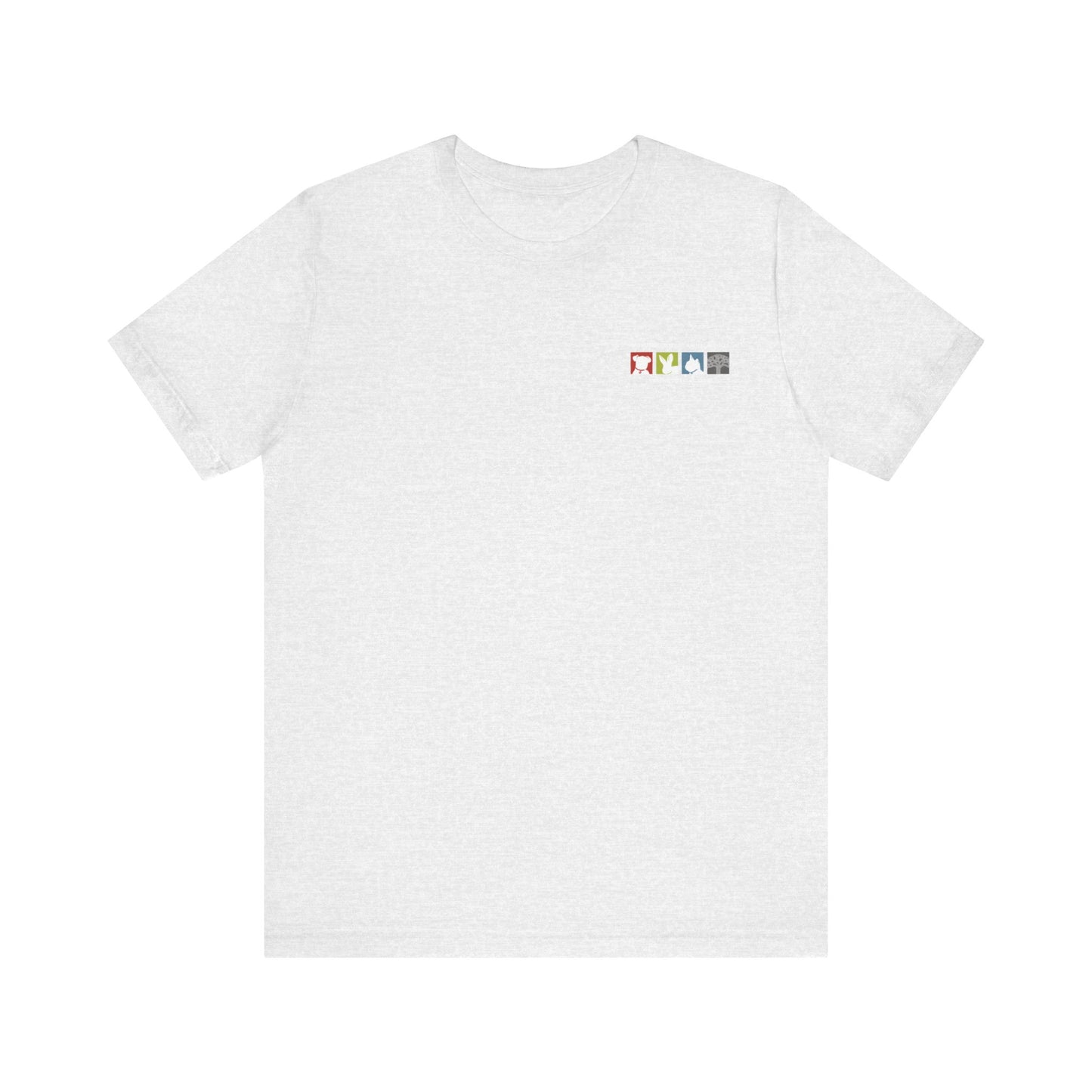 Back- Printed Pawsitively Oakland Unisex Short Sleeve