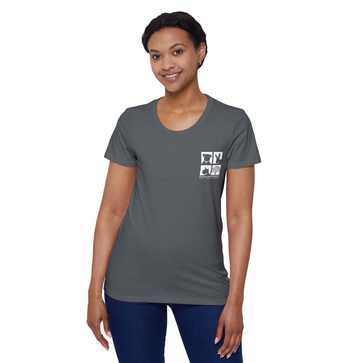 Spay and Neuter Back Printed Women's Organic Short Sleeve T-Shirt