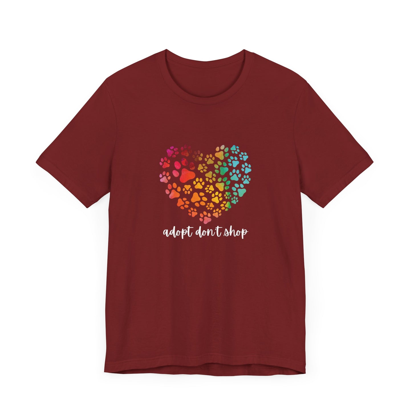 Adopt Don't Shop Hearts - Unisex Tee