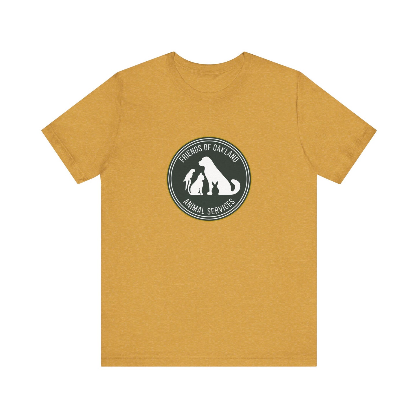 Baseball Friends of Oakland Animal Services Tee - Unisex Jersey Short Sleeve Animal Lovers Shirt