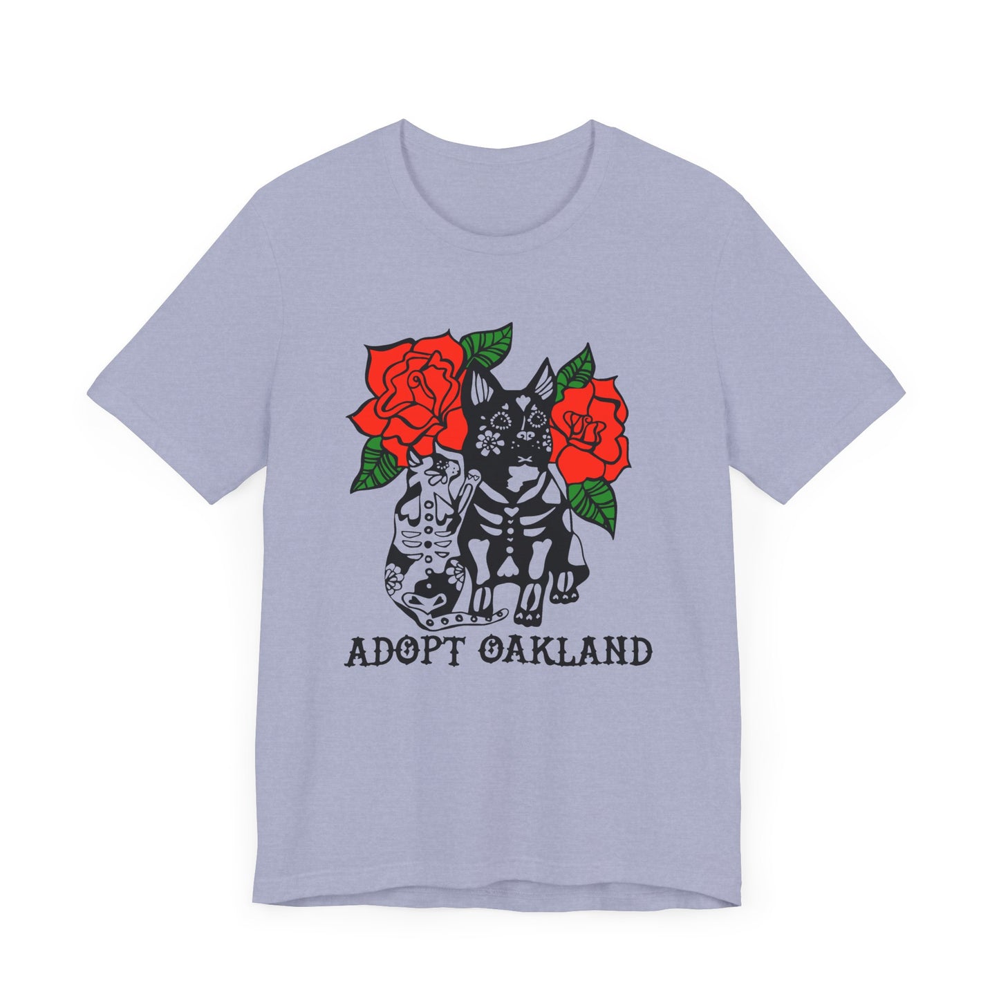 Las Mascotas -Adopt Oakland Cat & Dog Tee – Unisex Jersey Short Sleeve T-Shirt for Animal Lovers