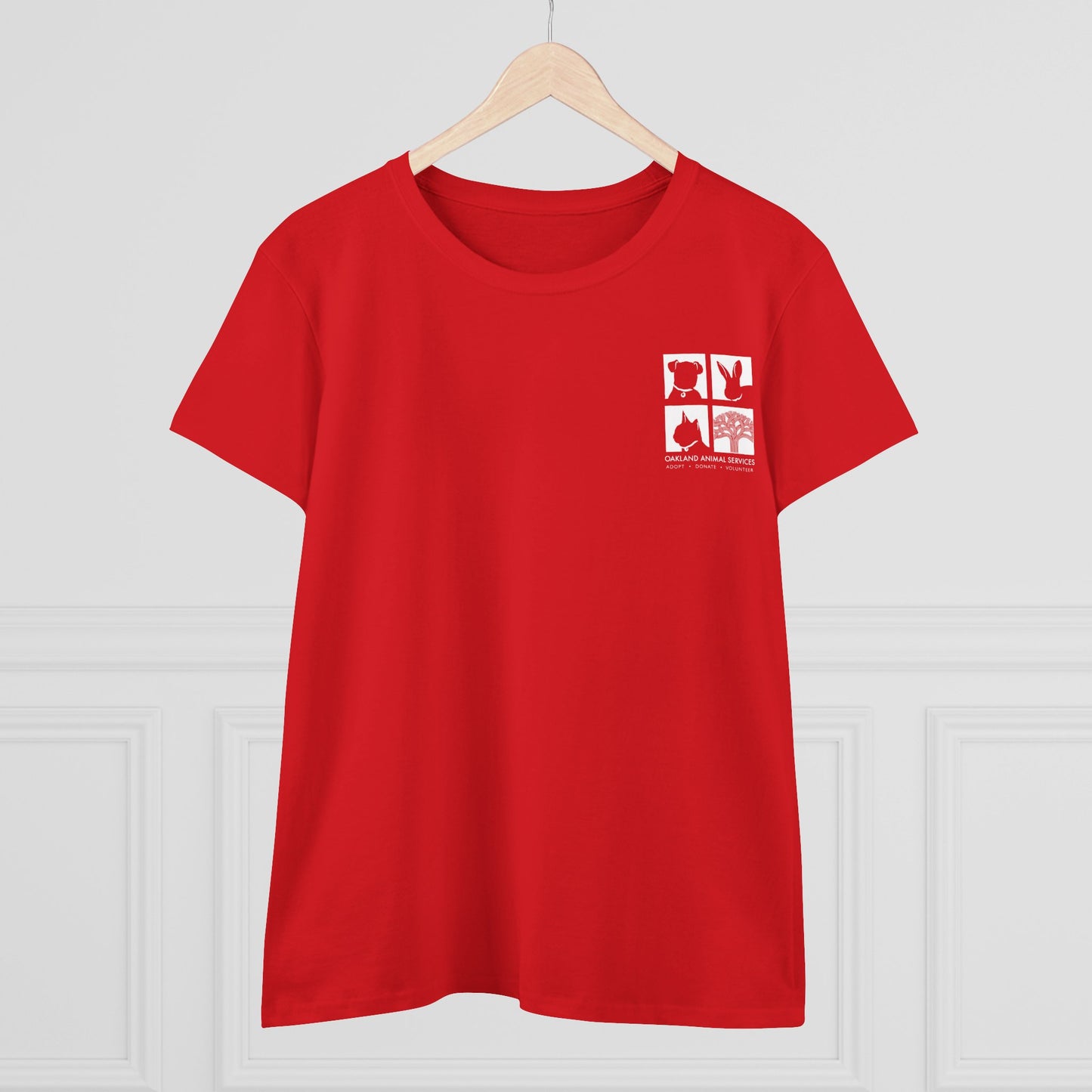 Cat Love - Women's Cotton Cat Rescue Back Printed Tee - Support Animal Services
