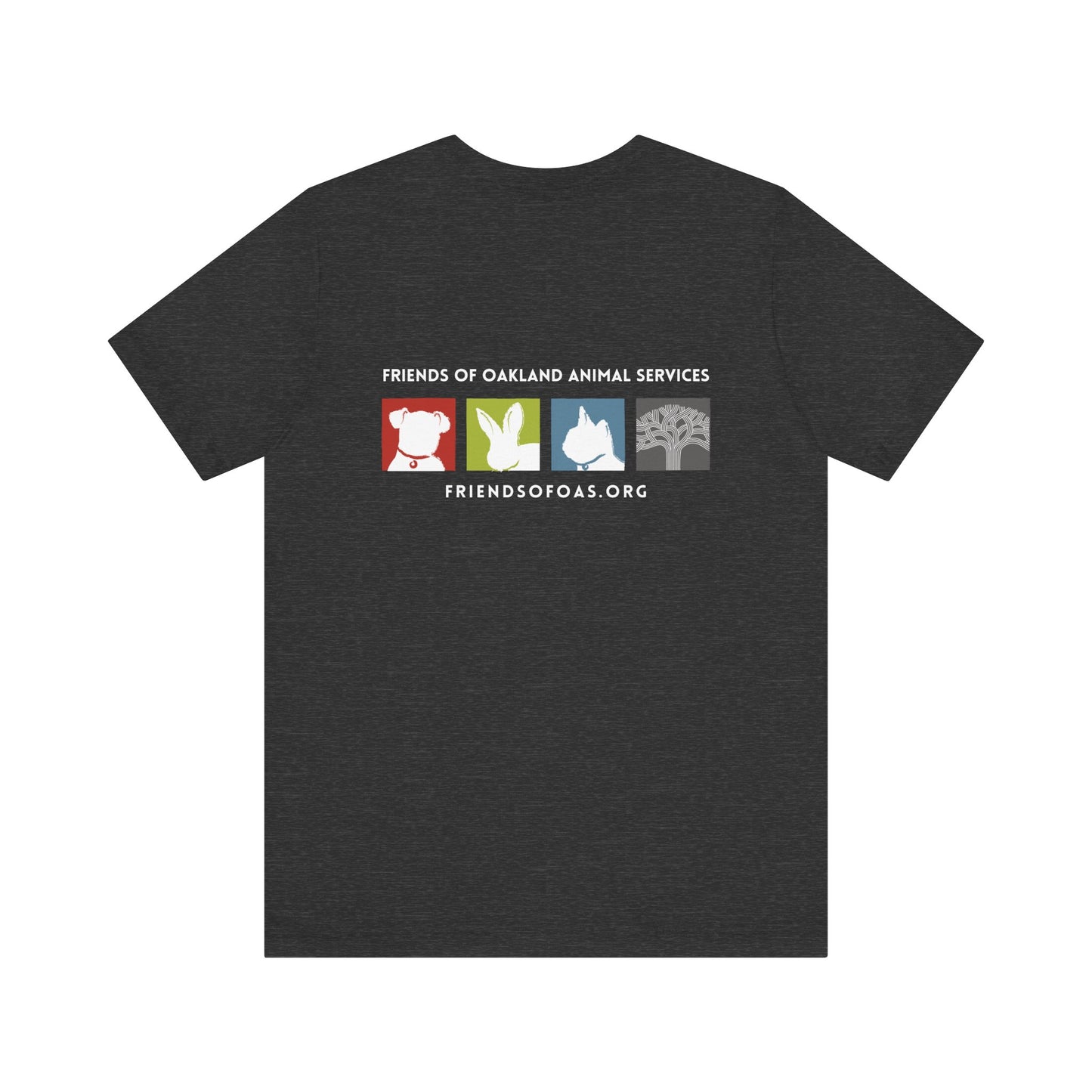 Back-Printed FOAS Logo - Unisex Short Sleeve Tee