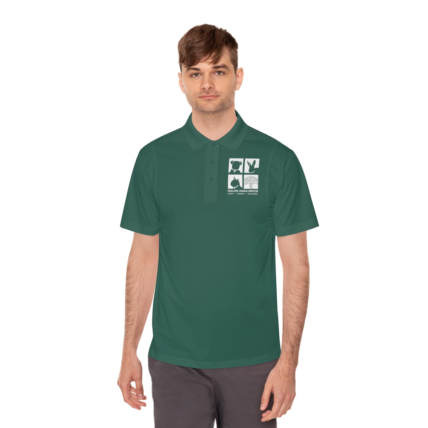 OAS Logo Men's Sport Polo Shirt