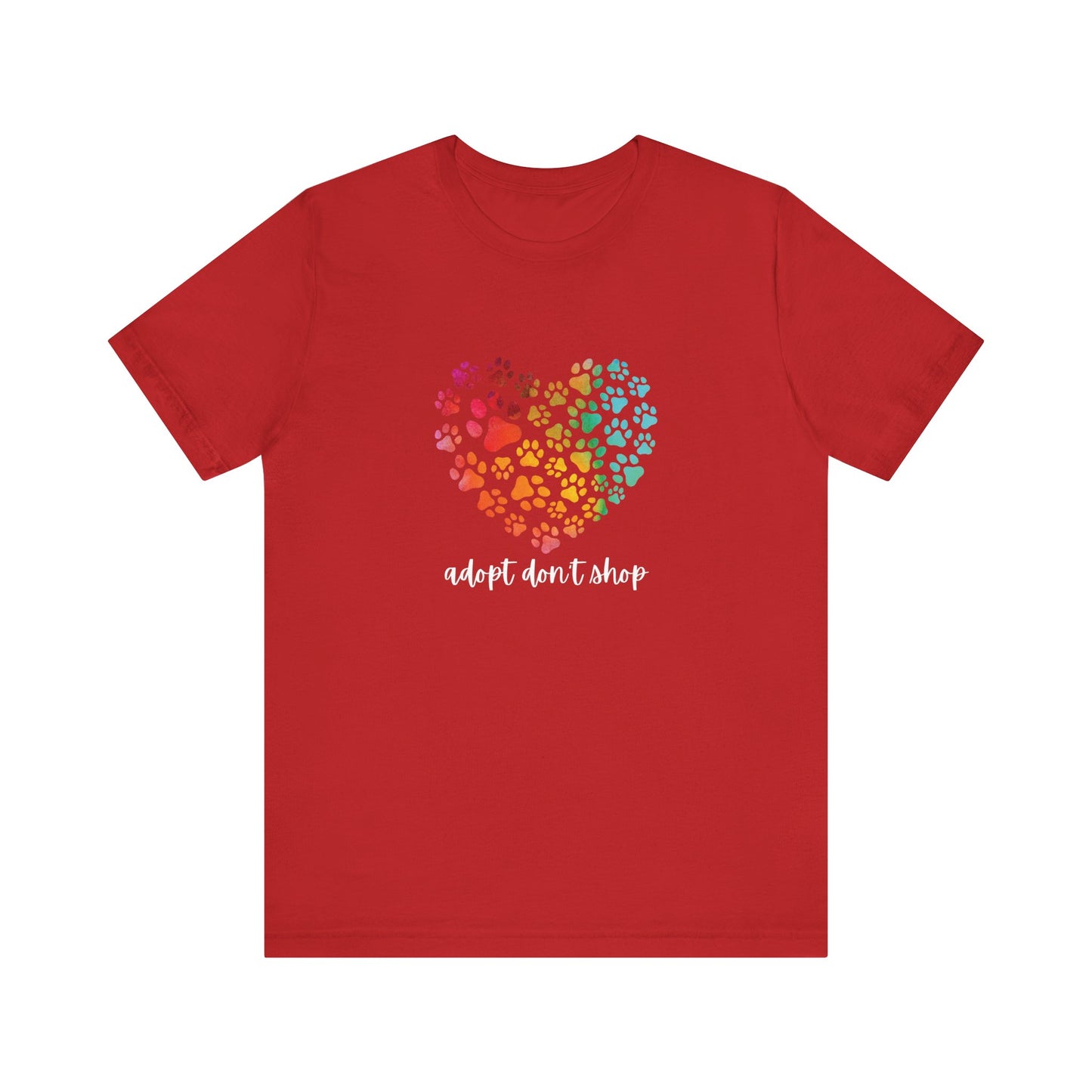 Adopt Don't Shop Hearts - Unisex Tee