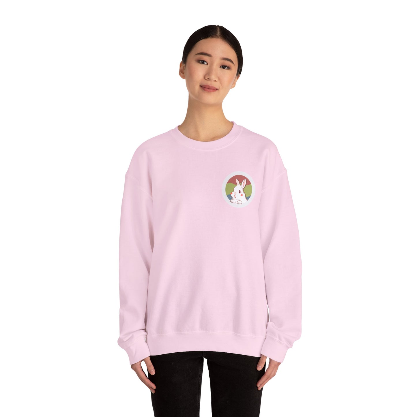 Bunny Unisex Crewneck Sweatshirt for Animal Lovers