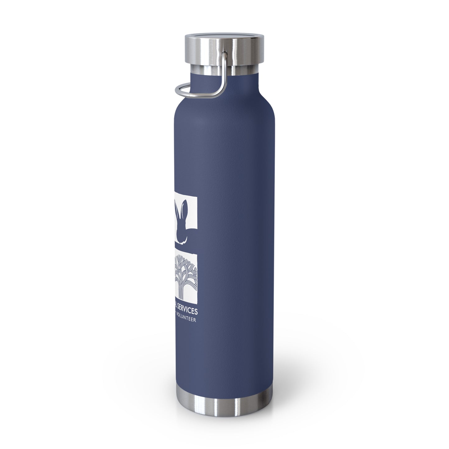 OAS Logo Copper Vacuum Insulated Bottle, 22oz