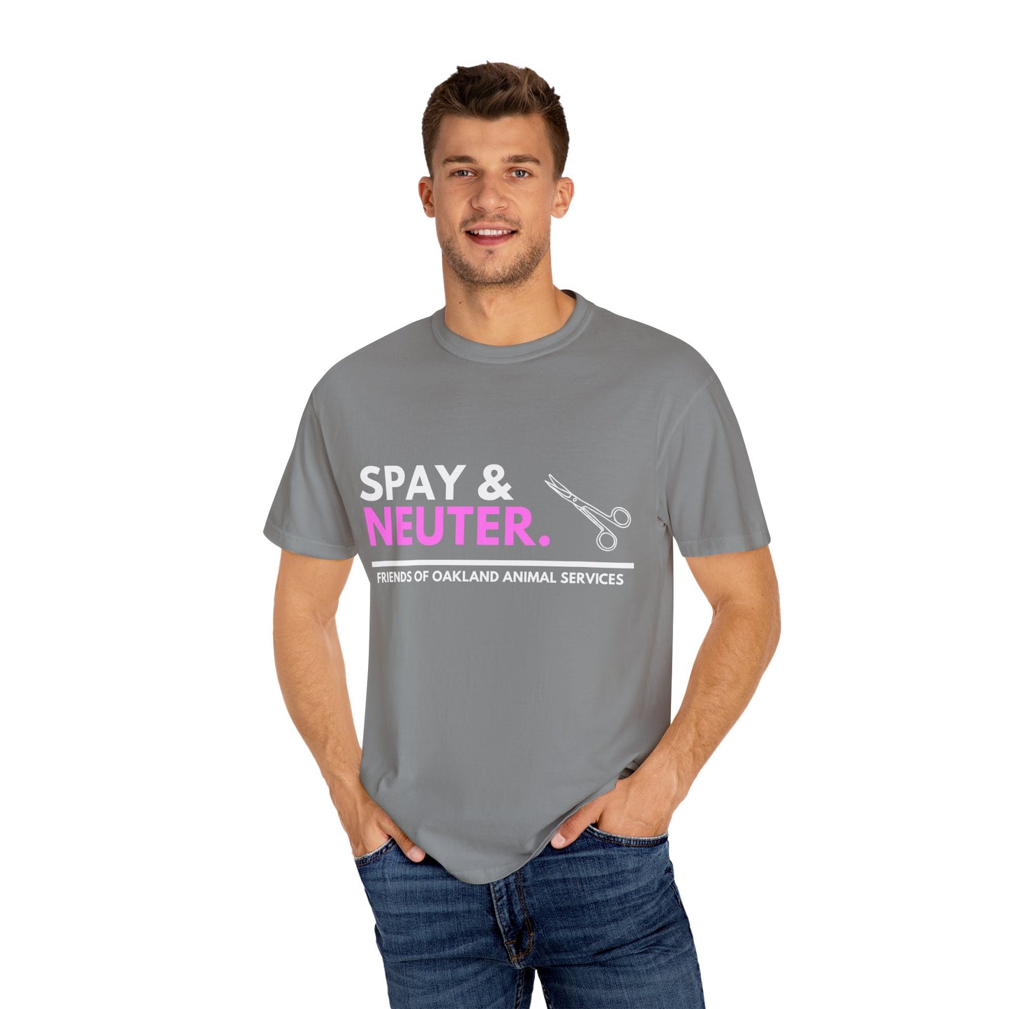 Spay & Neuter - Unisex Garment Dyed T-Shirt