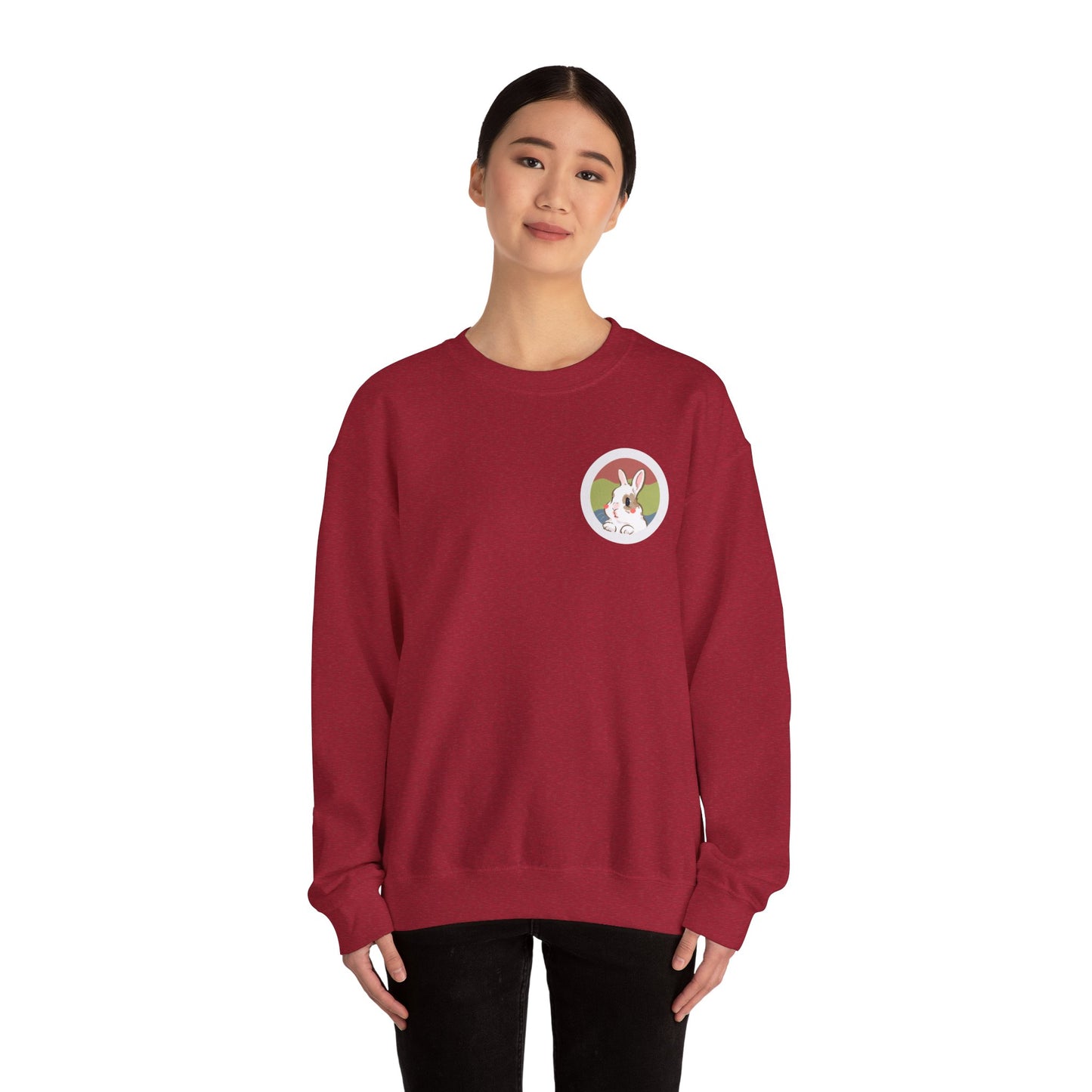 Bunny Unisex Crewneck Sweatshirt for Animal Lovers