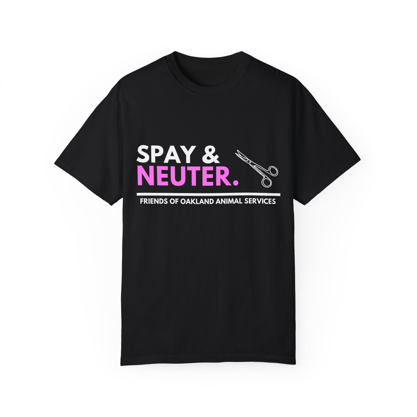 Spay & Neuter - Unisex Garment Dyed T-Shirt
