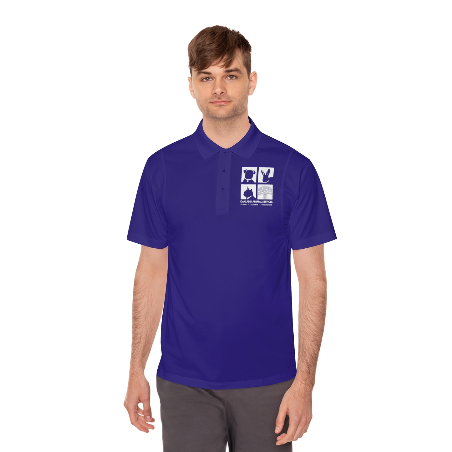 OAS Logo Men's Sport Polo Shirt