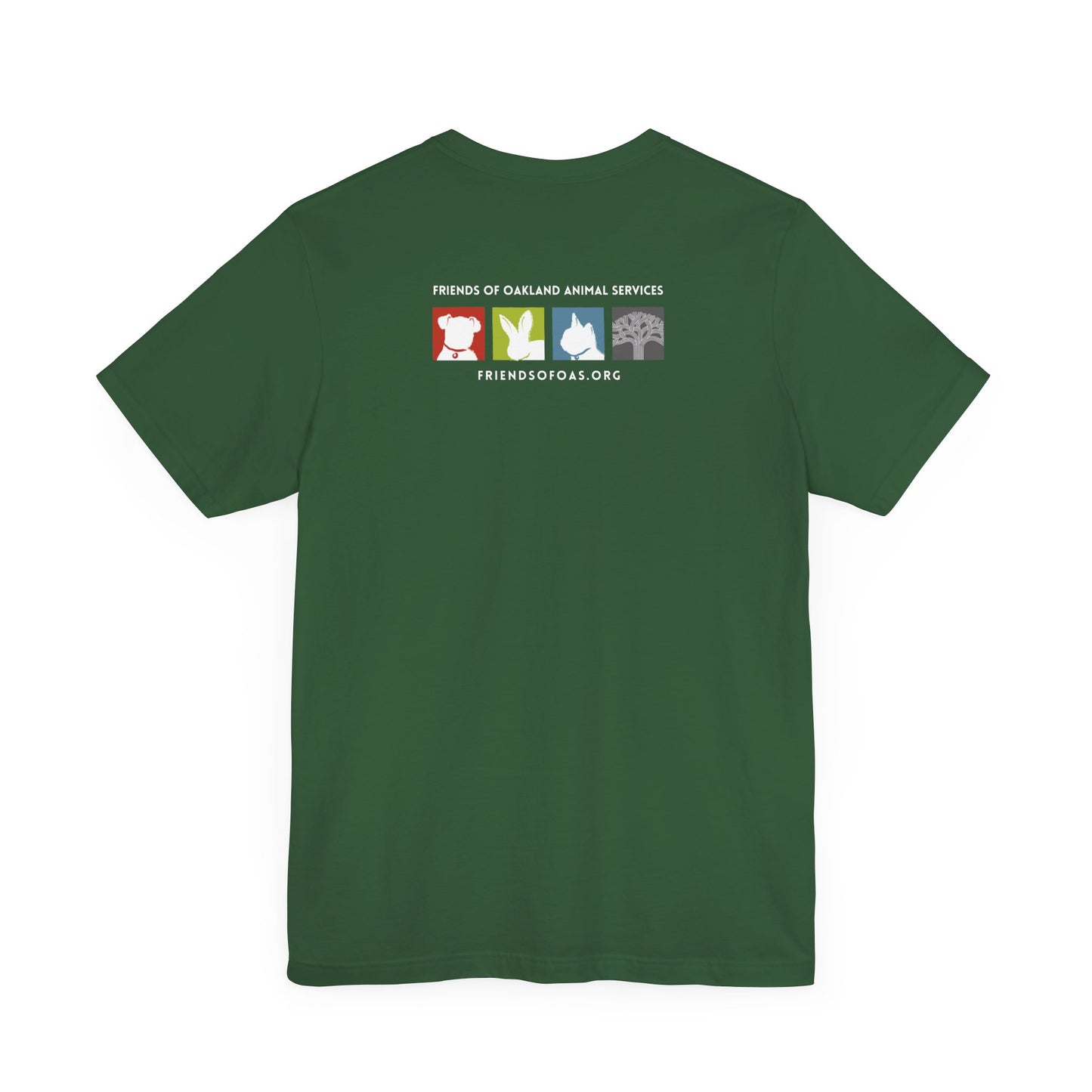 Baseball Friends of Oakland Animal Services Tee - Unisex Jersey Short Sleeve Animal Lovers Shirt