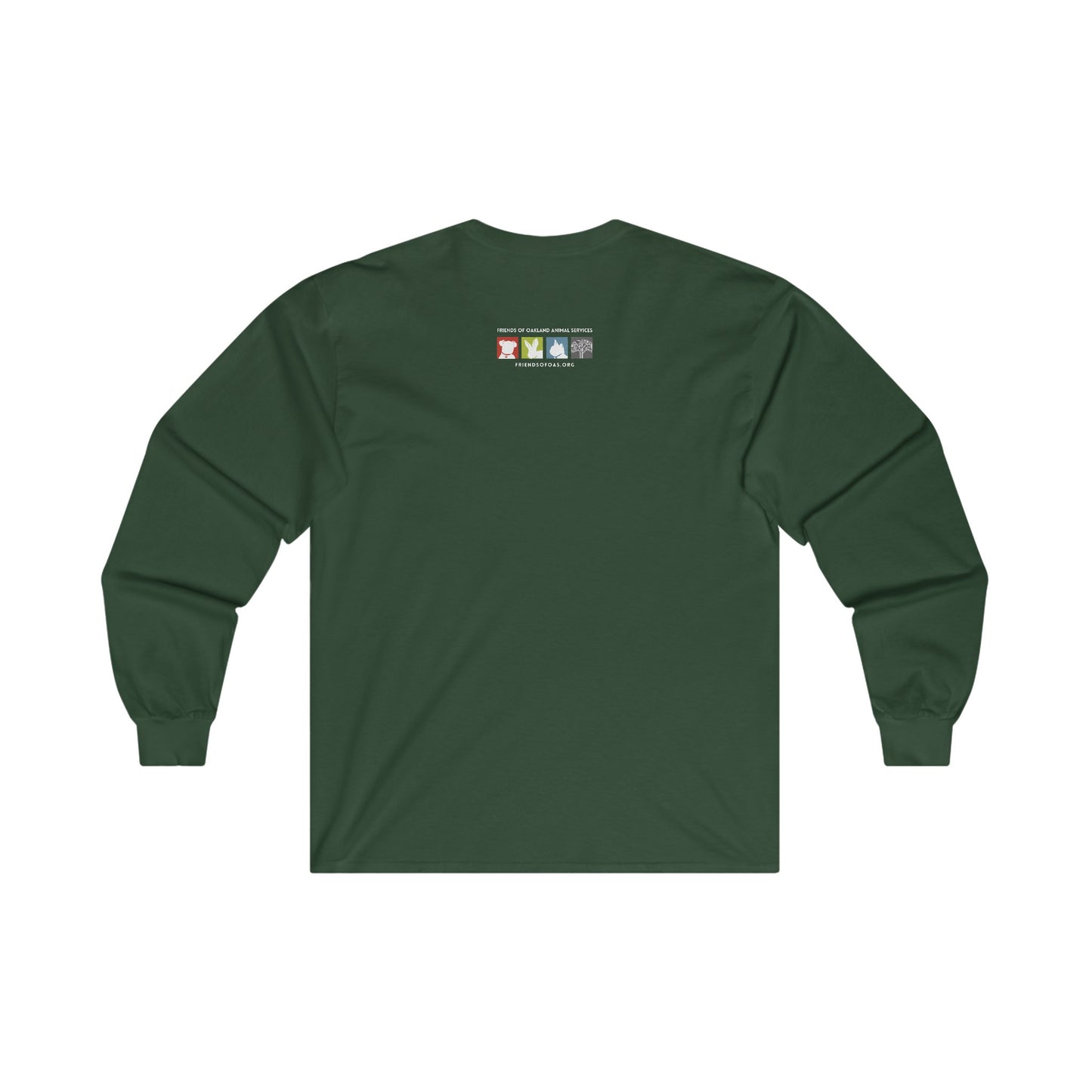 Pawsitively Oakland Unisex Cotton Long Sleeve Tee