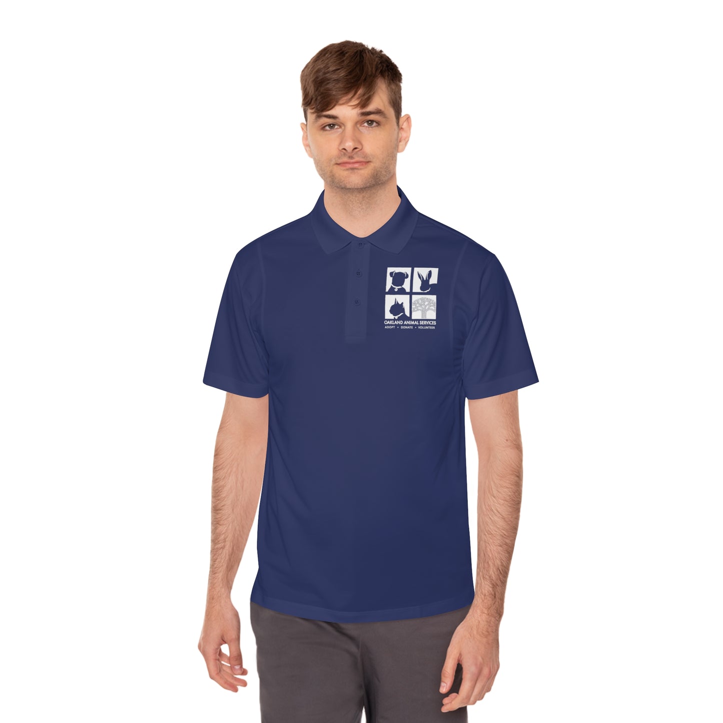 OAS Logo Men's Sport Polo Shirt