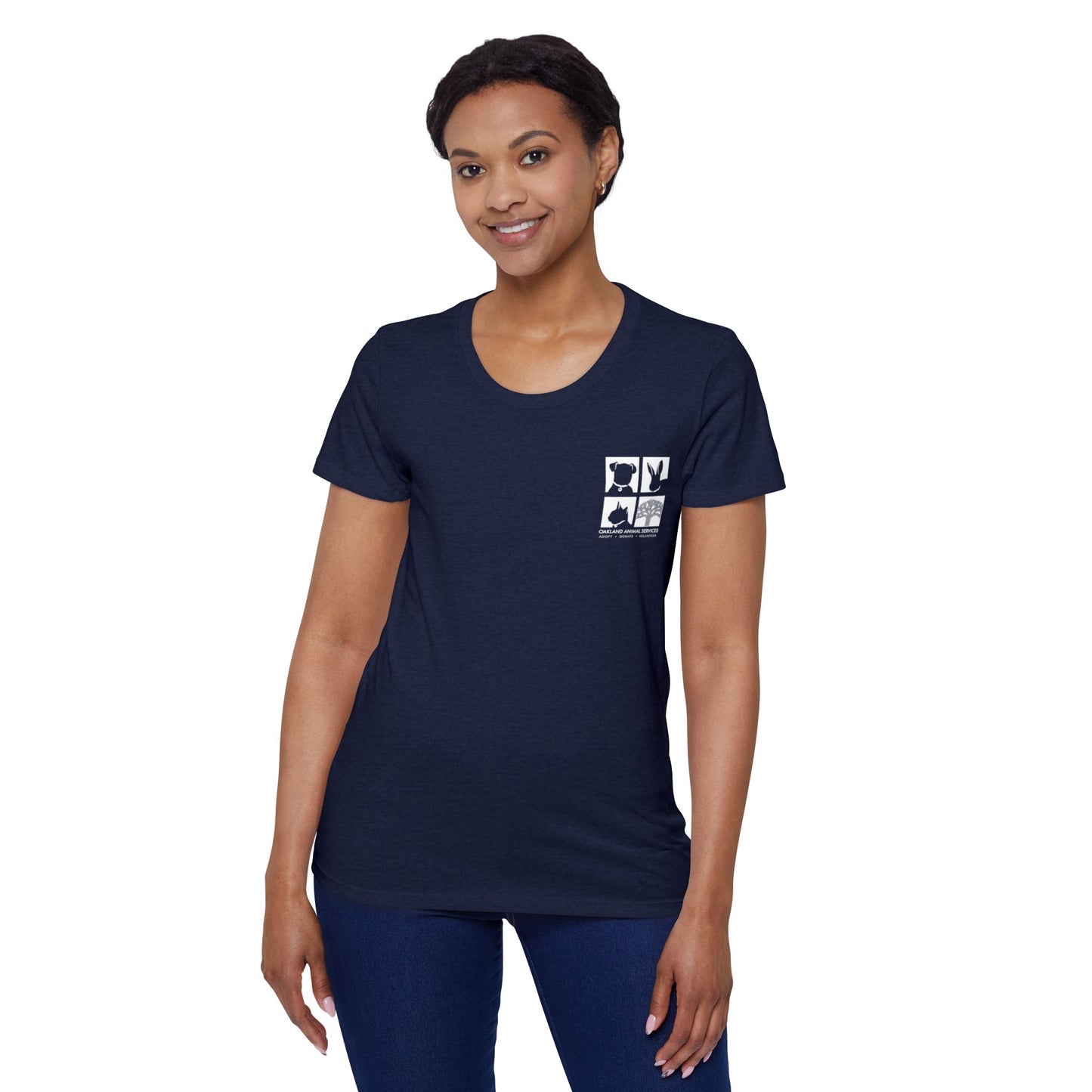 Spay and Neuter Back Printed Women's Organic Short Sleeve T-Shirt