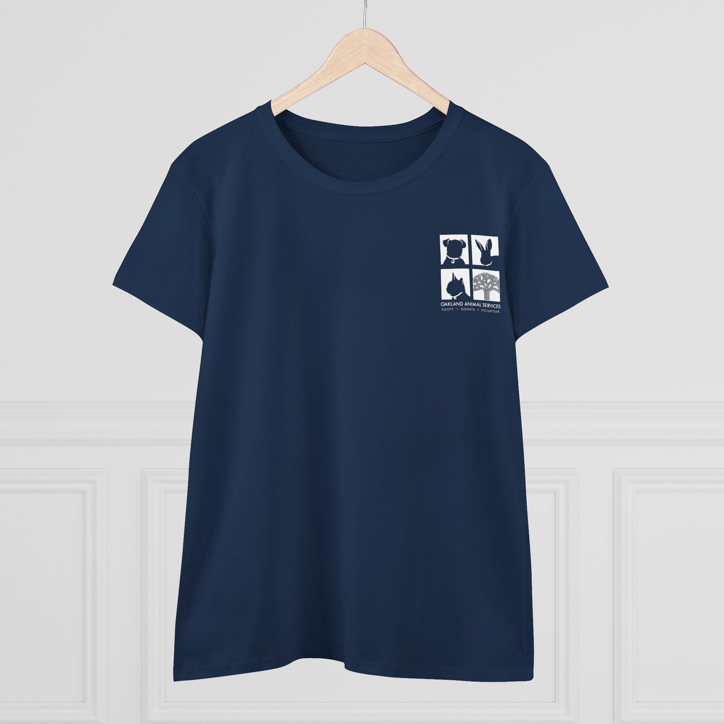 Cat Love - Women's Cotton Cat Rescue Back Printed Tee - Support Animal Services