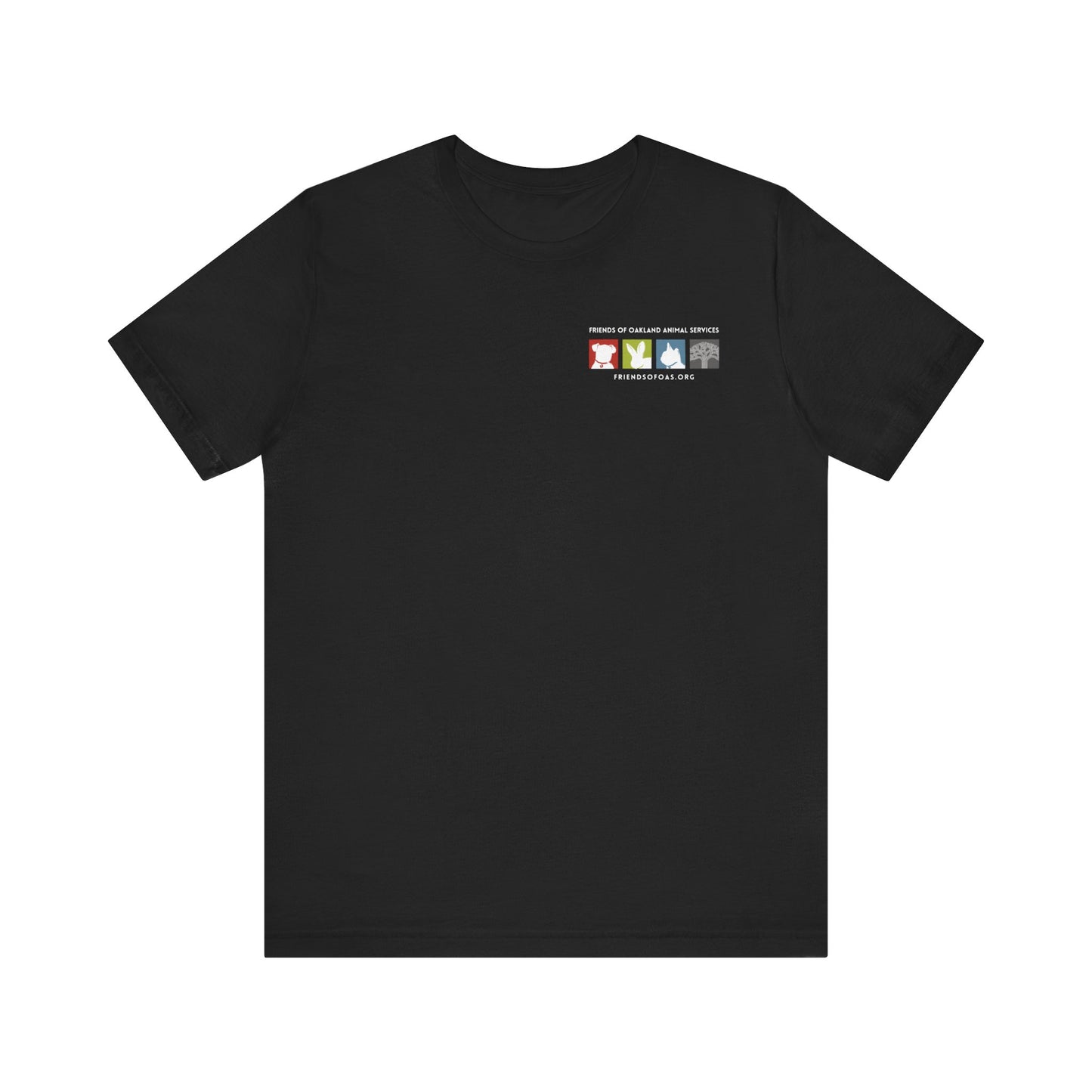 Back-Printed FOAS Logo - Unisex Short Sleeve Tee