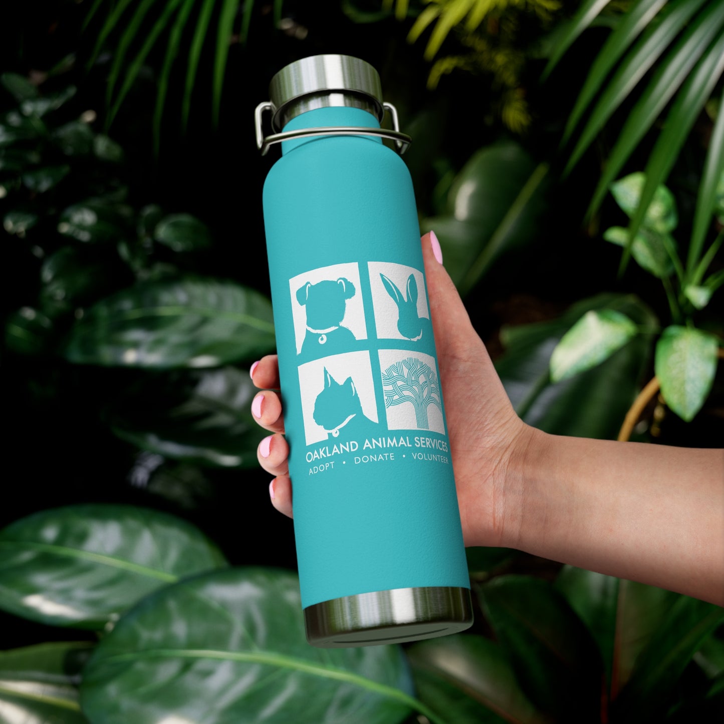 OAS Logo Copper Vacuum Insulated Bottle, 22oz
