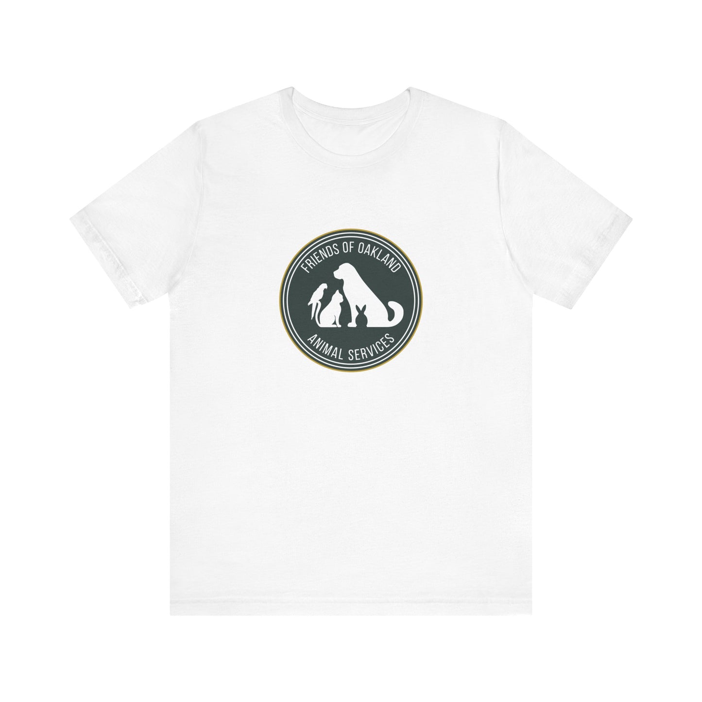 Baseball Friends of Oakland Animal Services Tee - Unisex Jersey Short Sleeve Animal Lovers Shirt